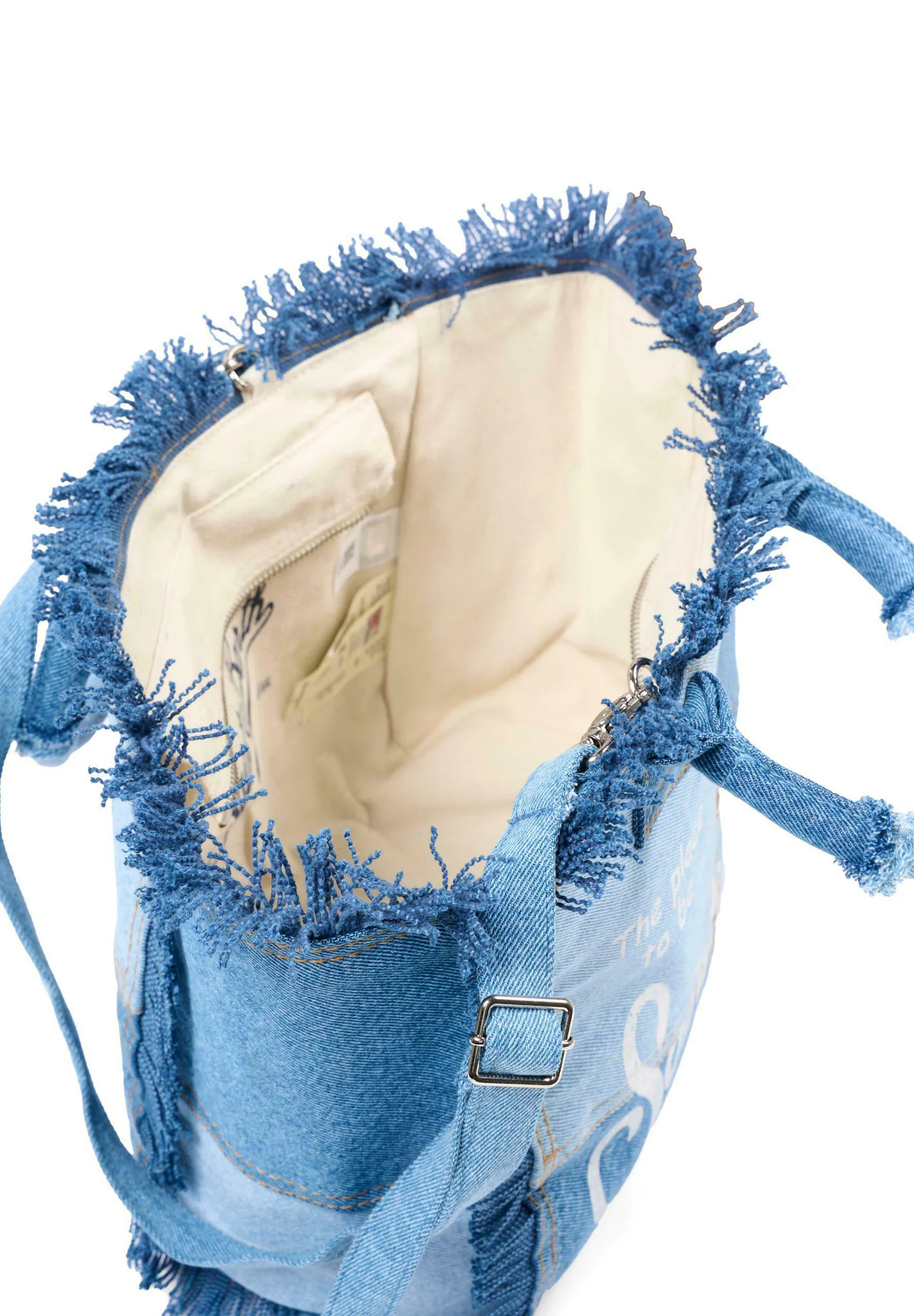 Denim Blue Colette Cotton Handbag