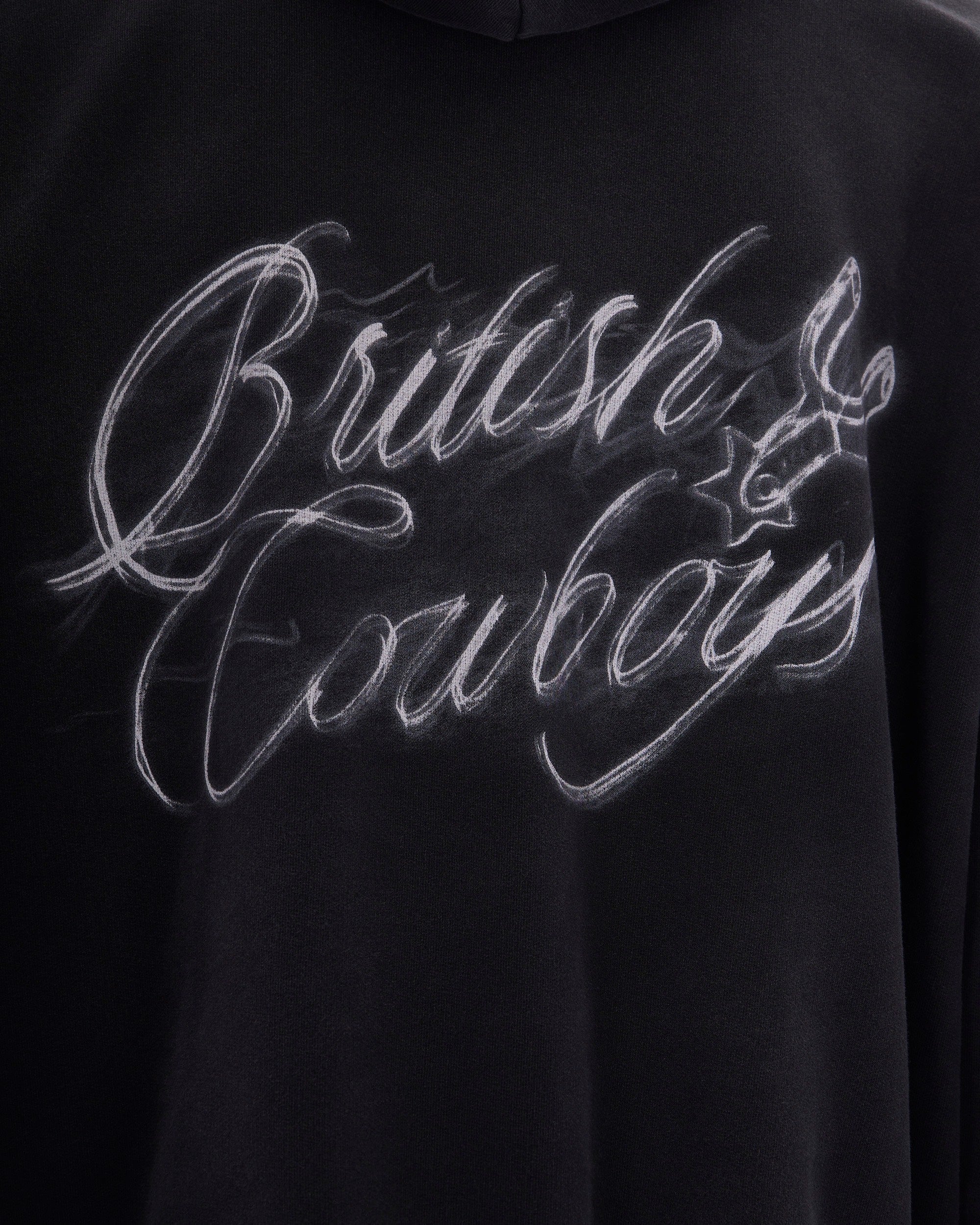 British Cowboys Stained Black Sweatshirt