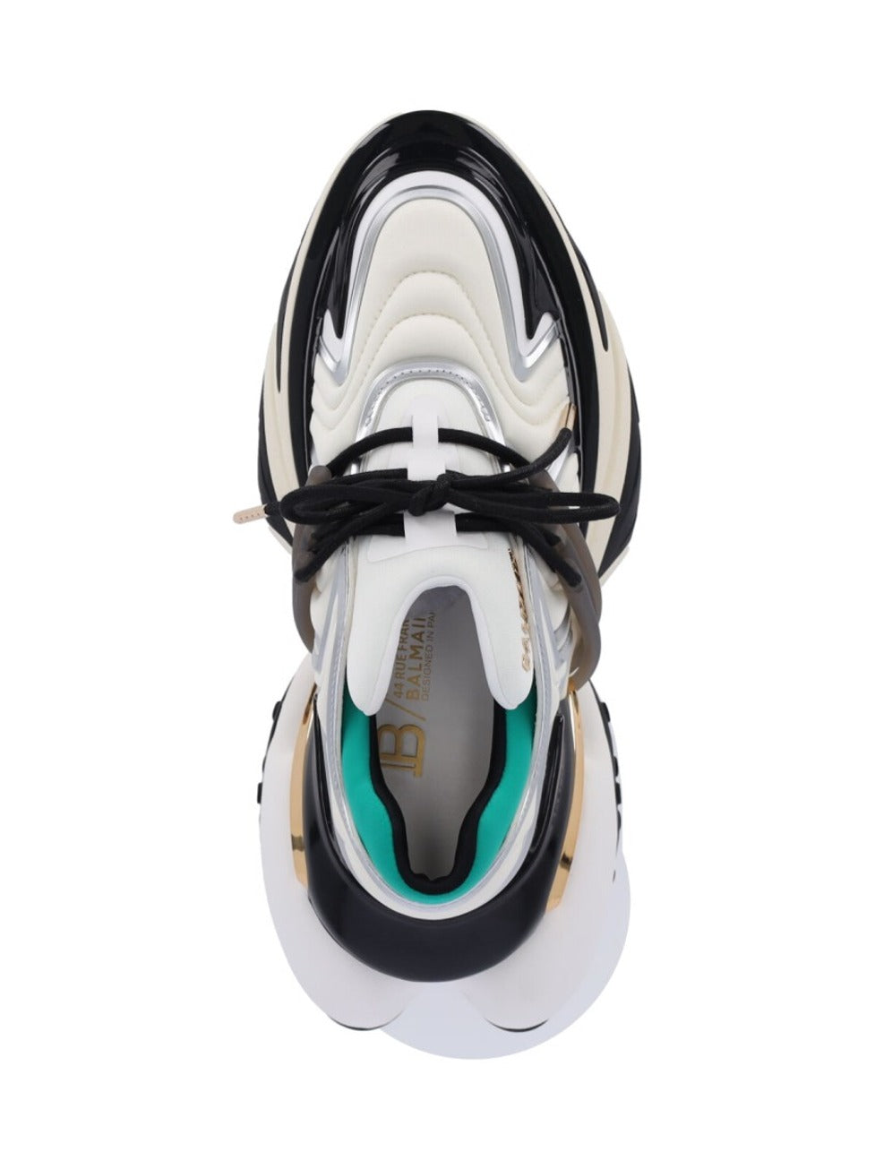 Chunky Platform Sneakers With Textured Rubber Sole