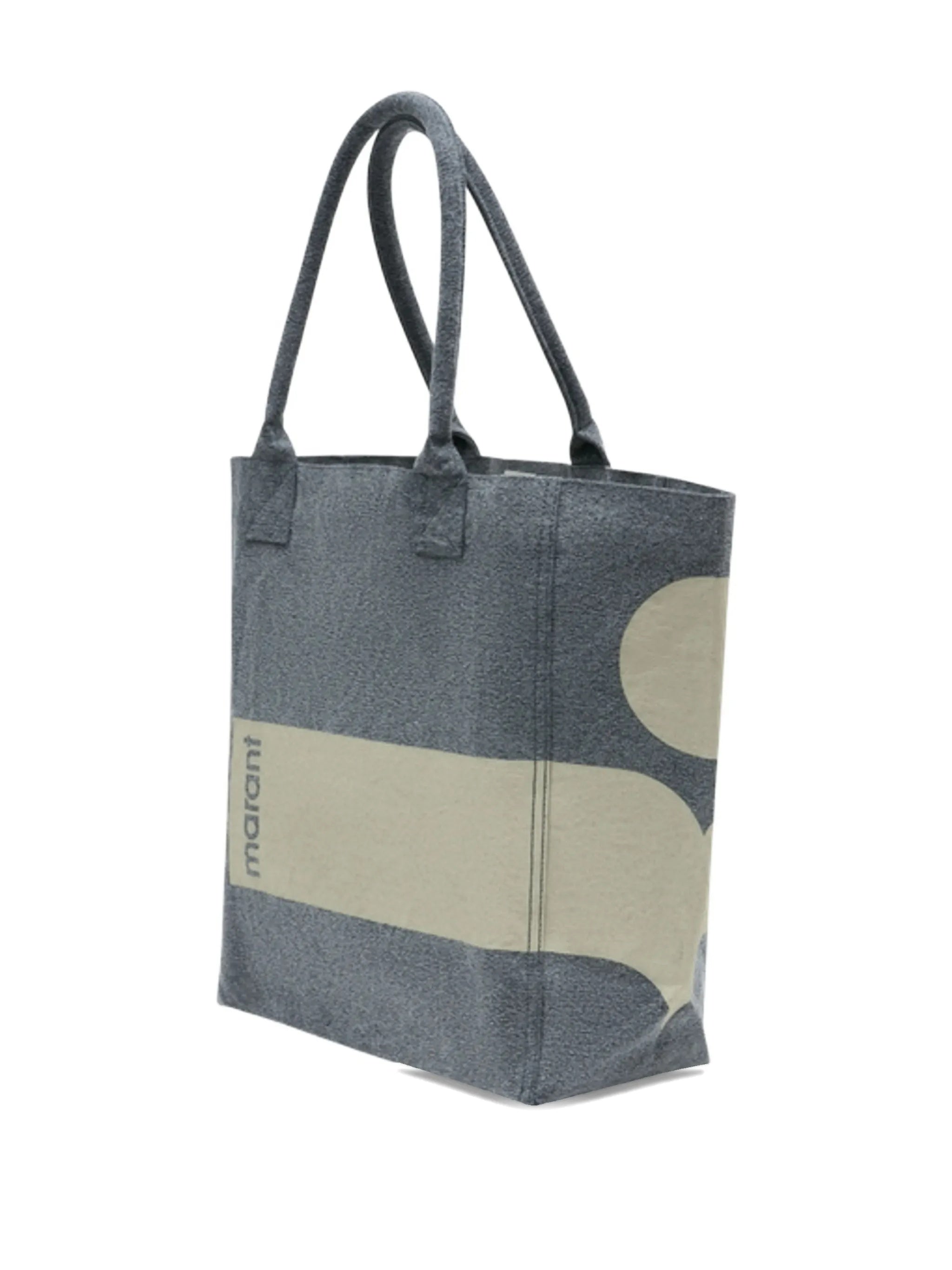 Grey Yenky Textured Cotton Tote