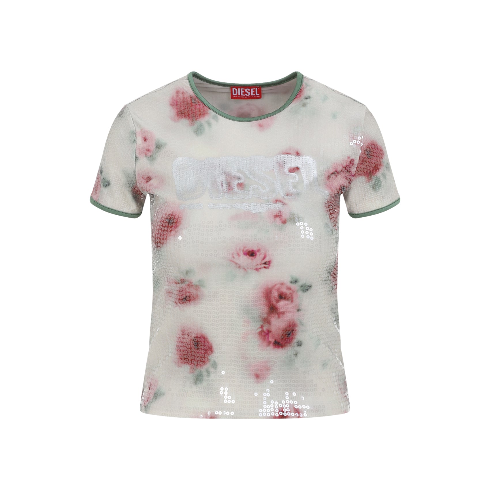 White Polyamide T-Shirt