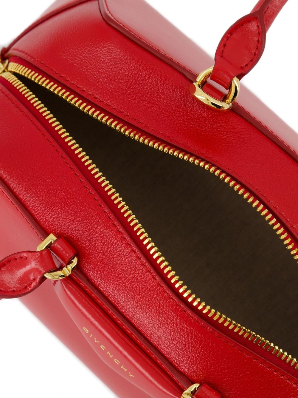 Structured Handbag with Gold-Tone Hardware