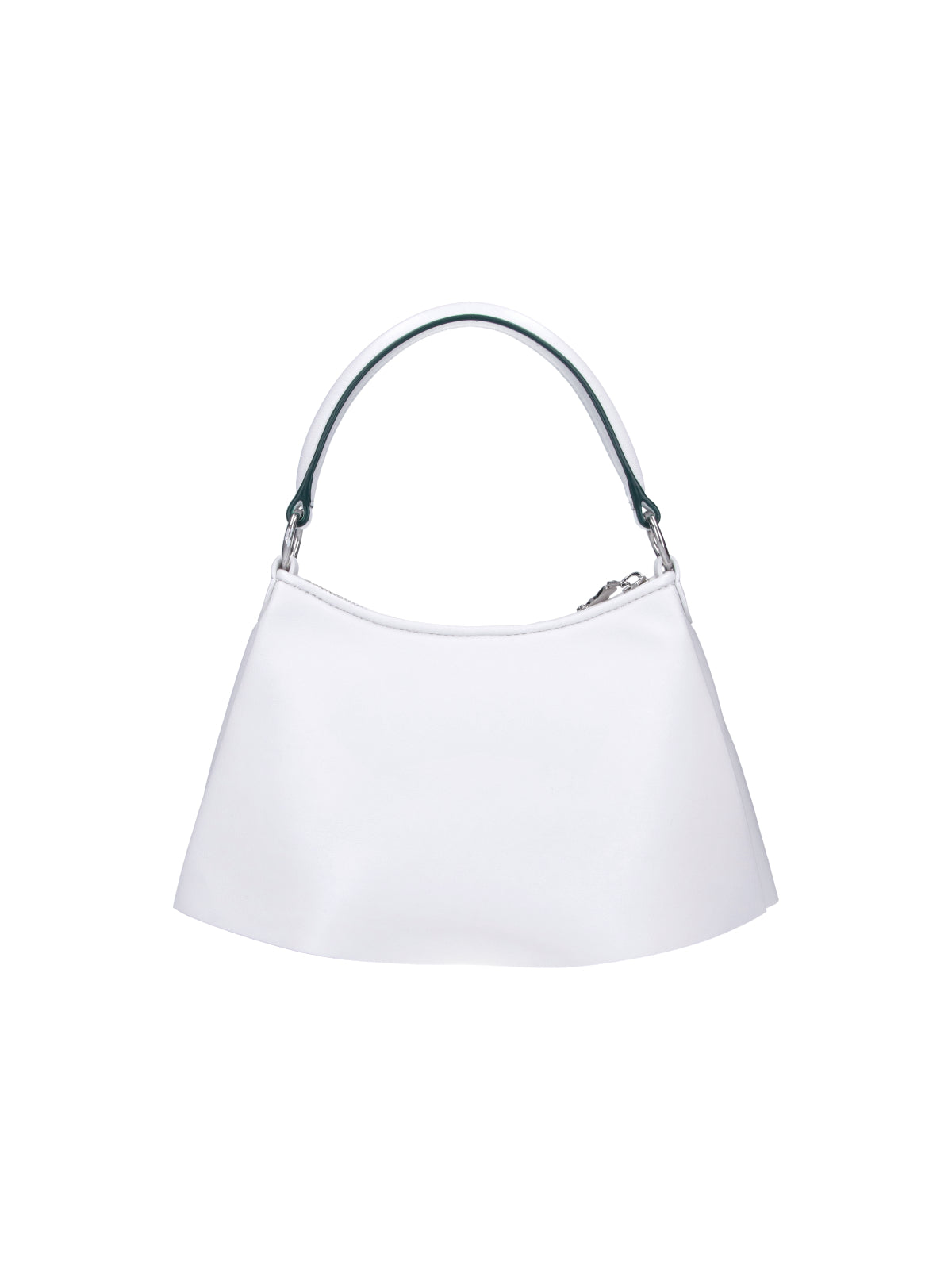 White Lenglen Small Contrast Logo Bag