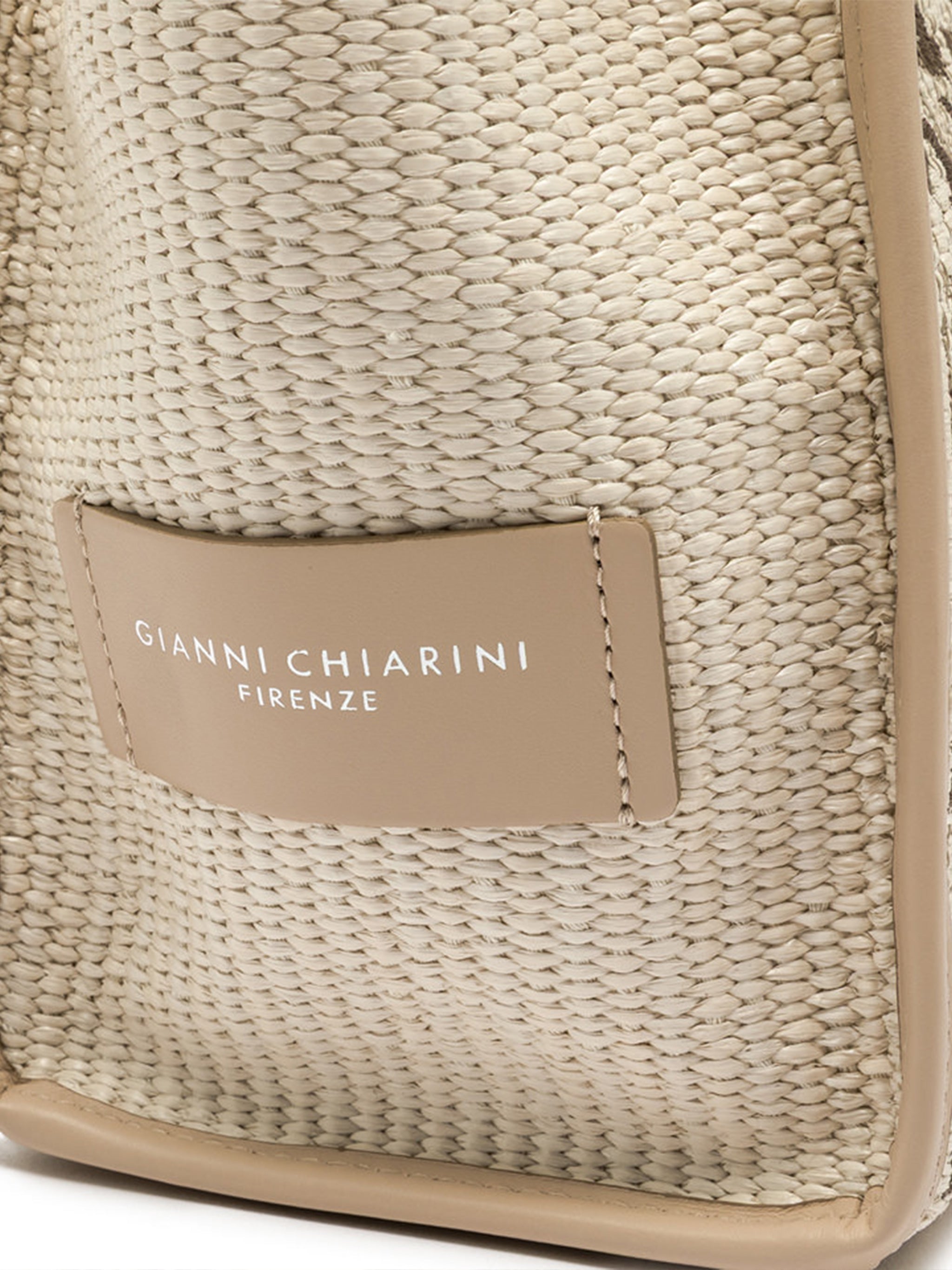 Marcella Abstract Leopard Print Woven Tote
