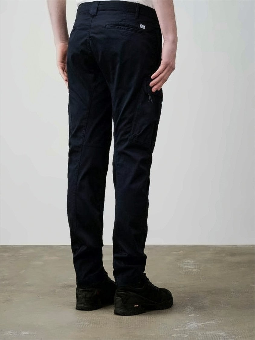 Cargo-Style Straight Pants with Tailored Silhouette