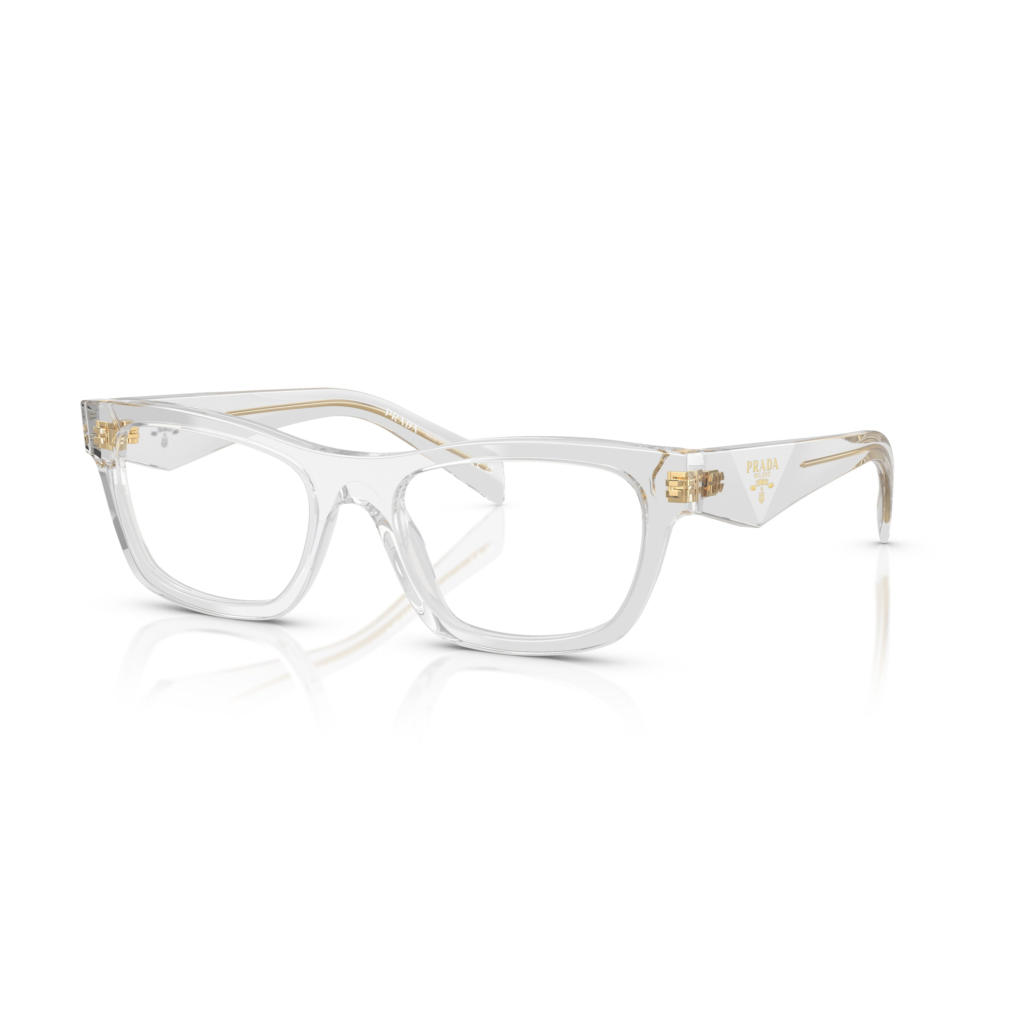 0pr B01v Bold Square Transparent Acetate Sunglasses