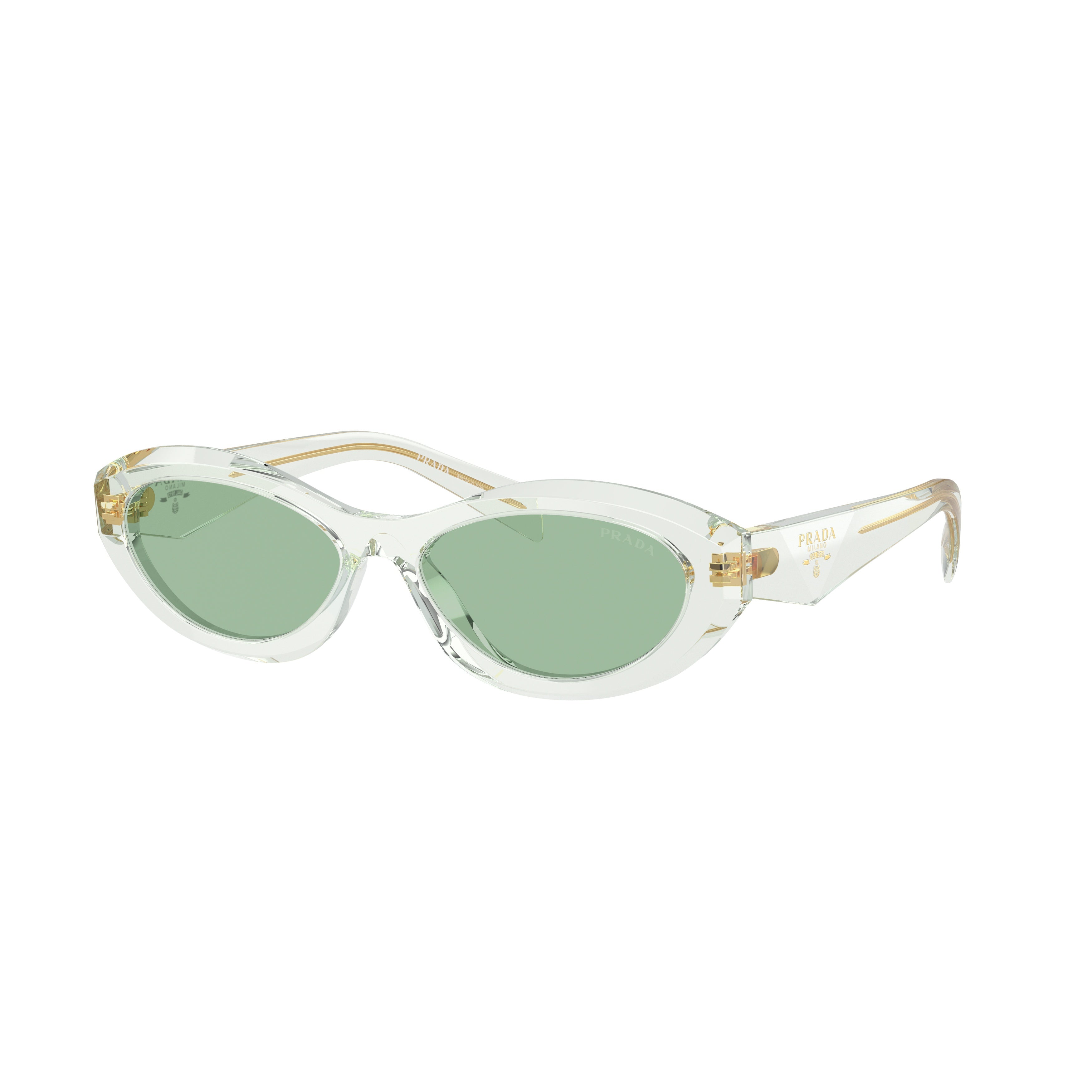 0pr 26zs Translucent Acetate Oval Sunglasses