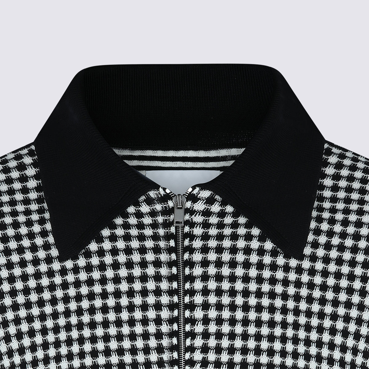 White And Black Cotton Shirt