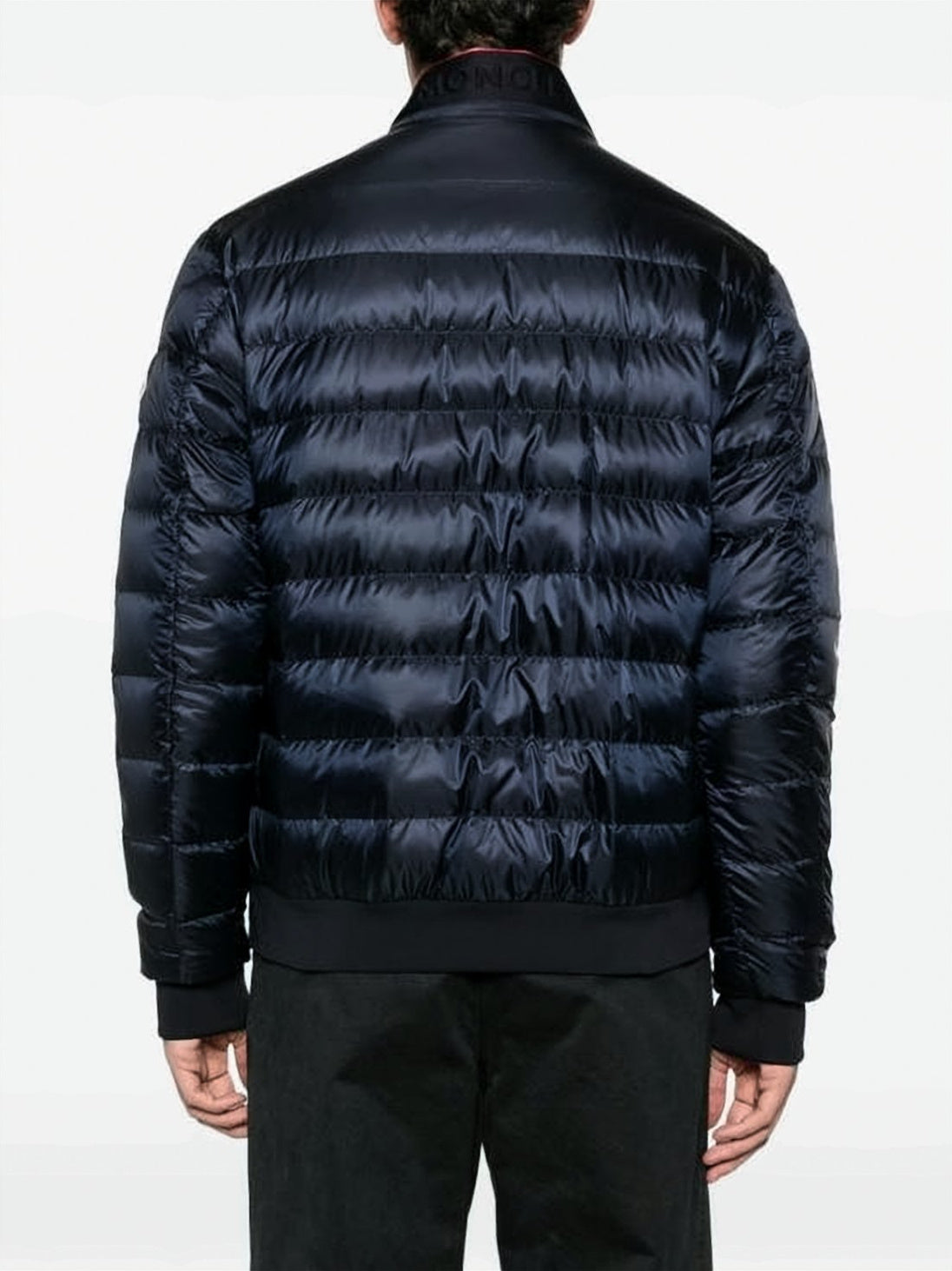 Quilted Padded Jacket With High Collar