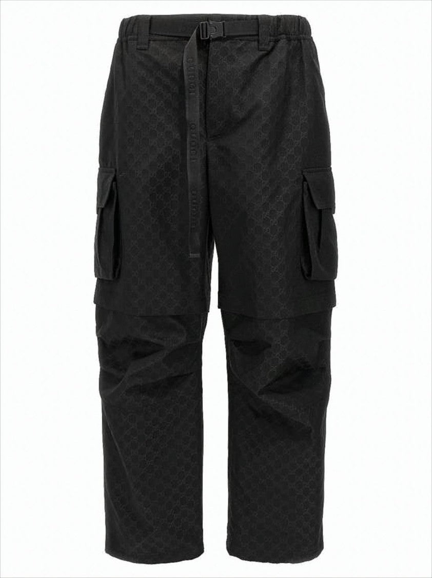 Relaxed Fit Cargo Shorts with Adjustable Waistband