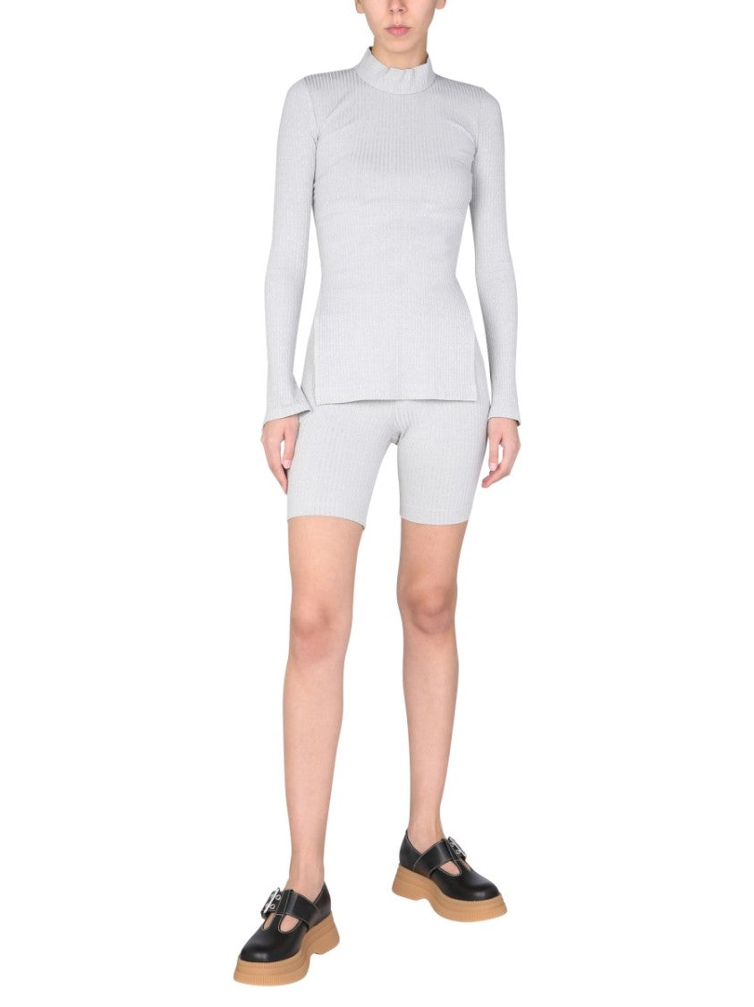 One-Shoulder Jersey T-Shirt With Cut-Out Detail