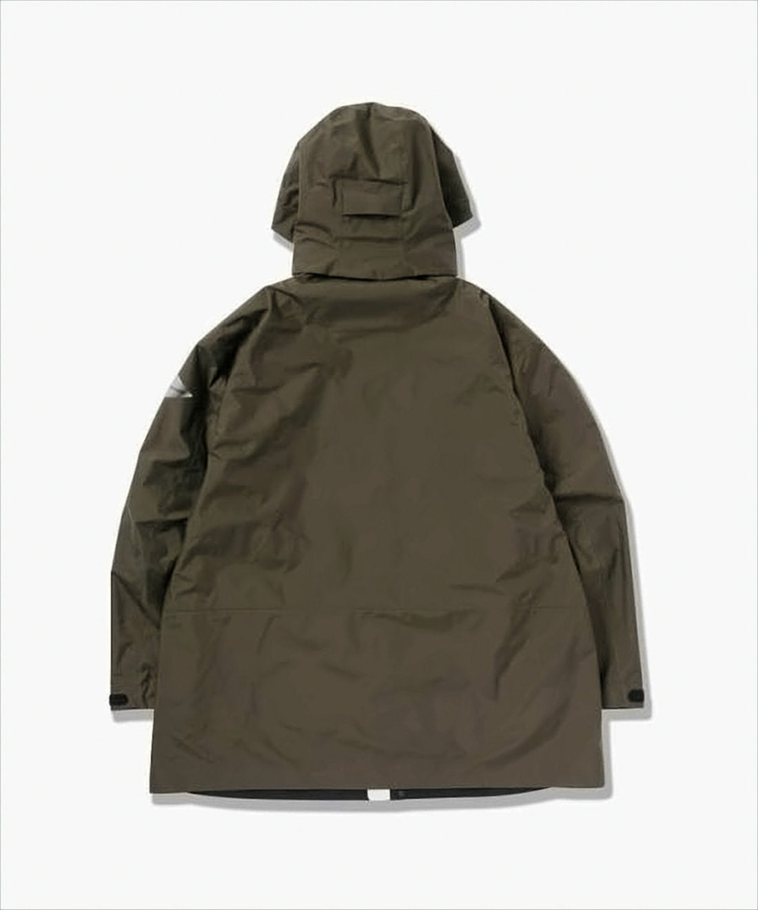 Hooded Green Nylon Coat