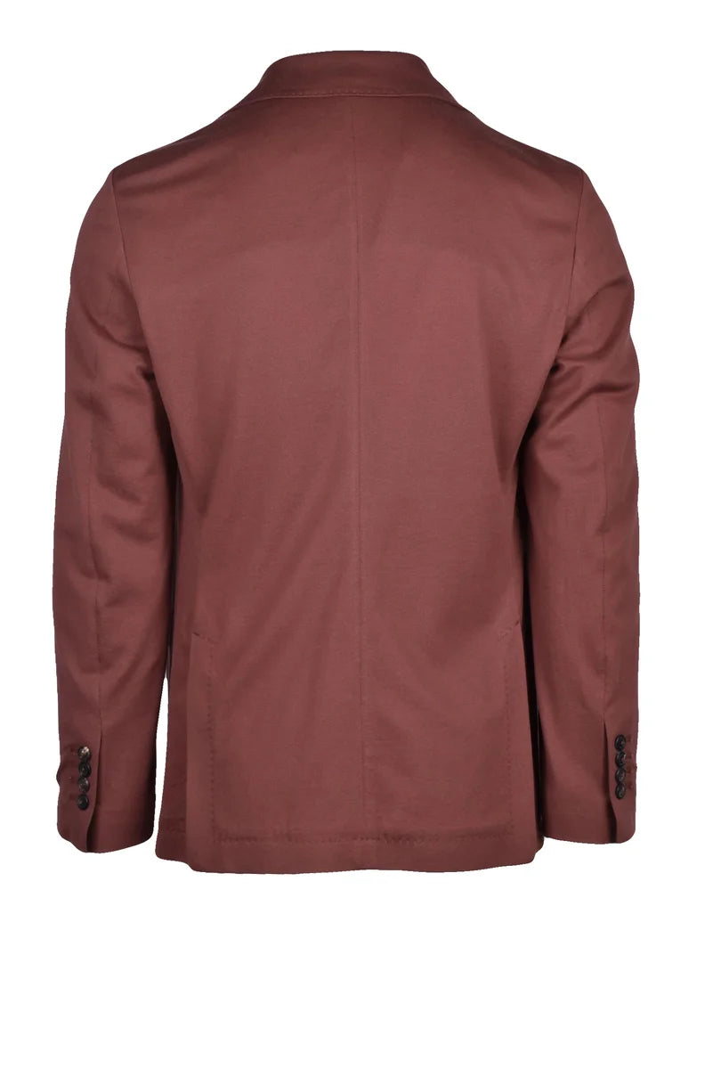 Cotton Stretch Jacket - Brown