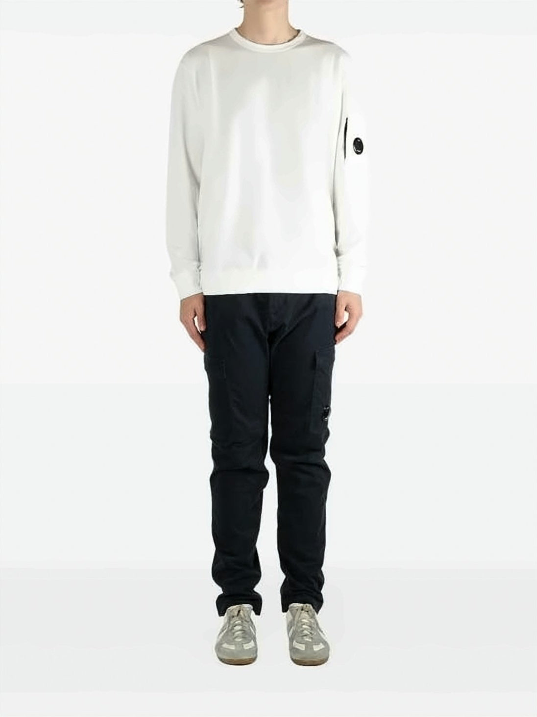 Long-Sleeve Pullover and Lens Detail