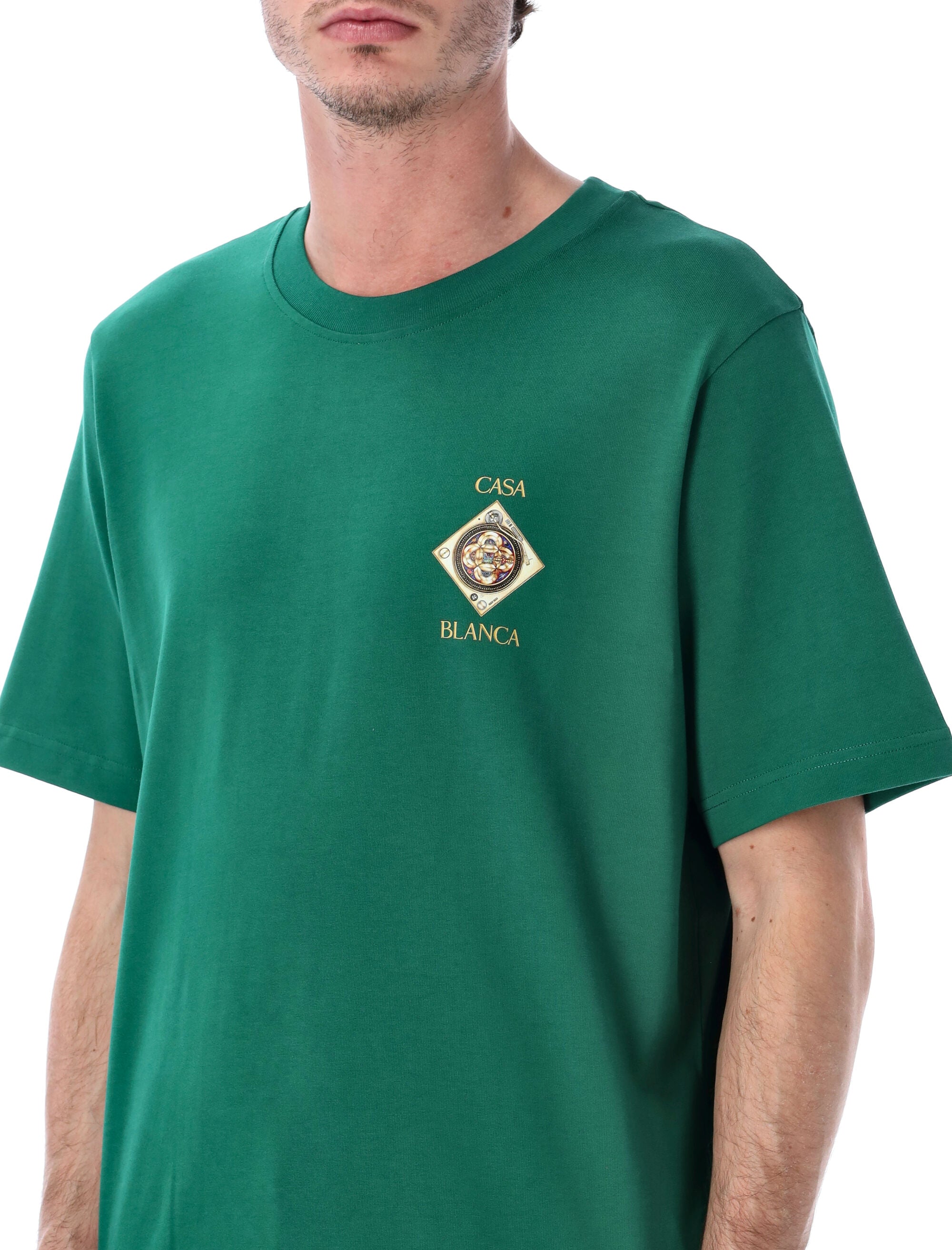 Plafond Orné De Musique Green T-Shirt