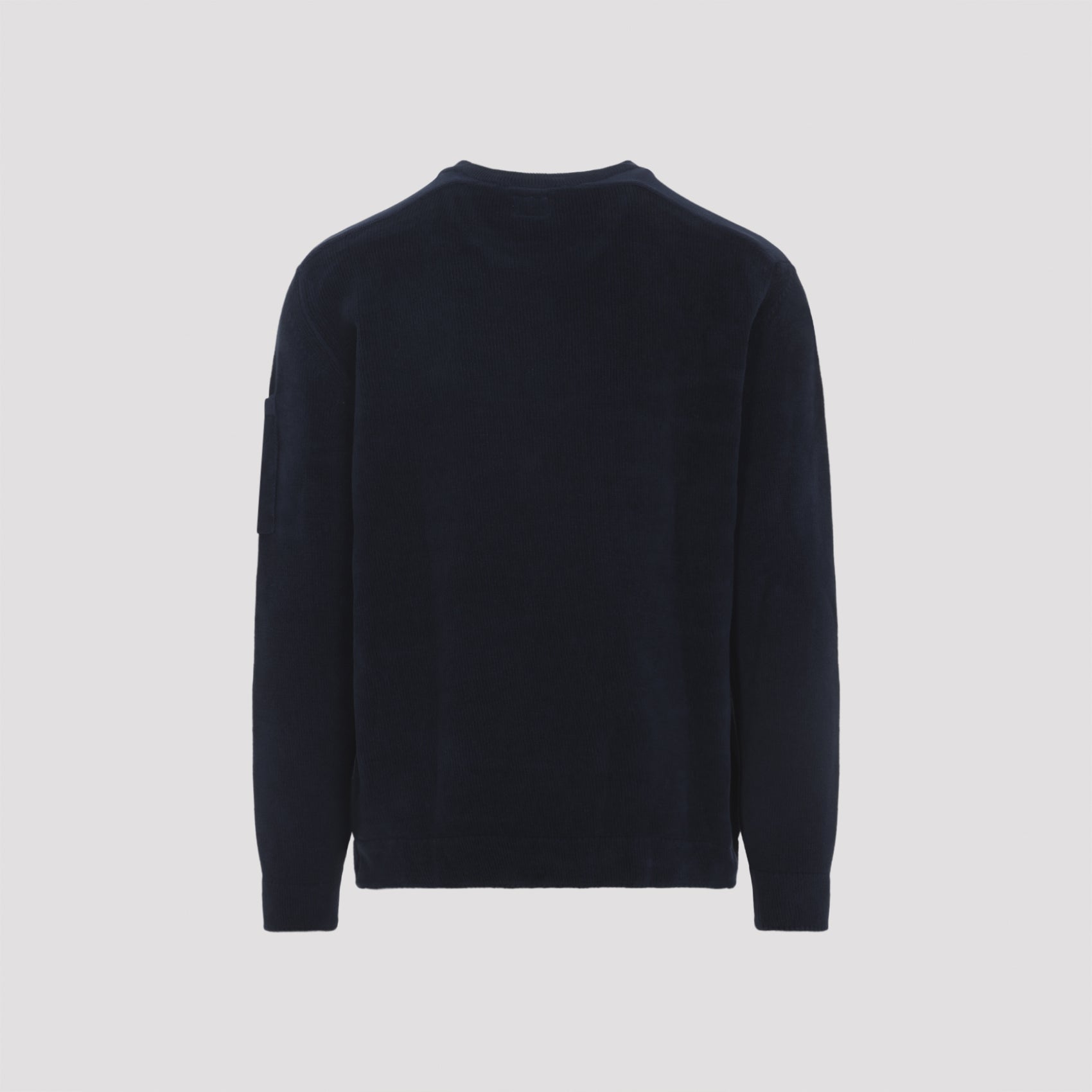 Long Sleeve Crew Neck Sweater With Textured Fabric