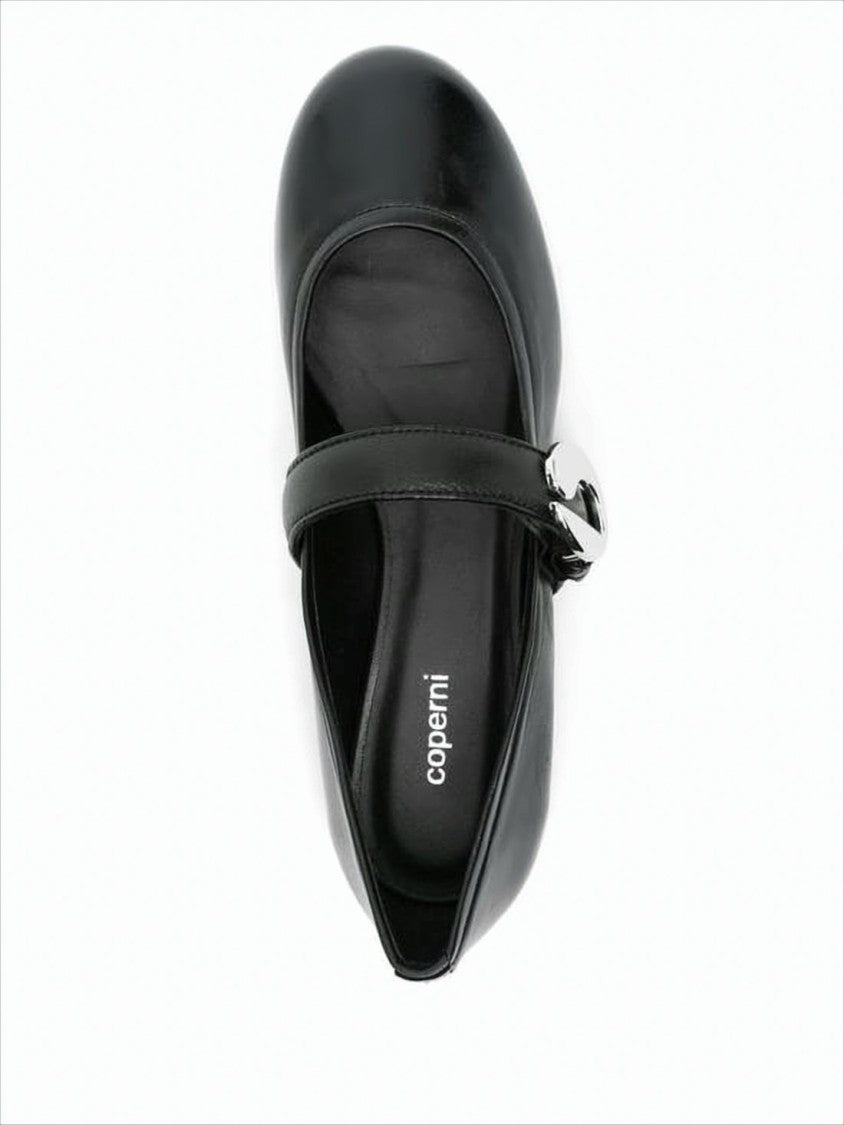Smooth Leather Flats