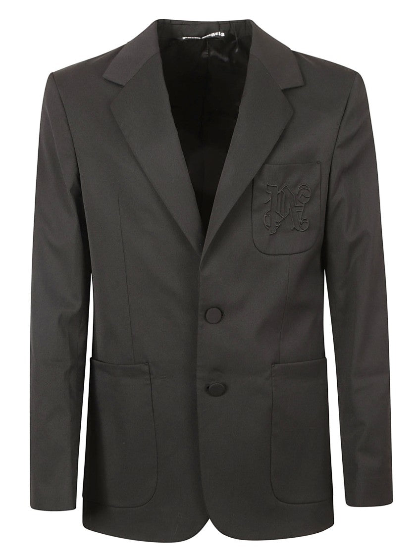 Tailored Black Jacket With Notched Lapel