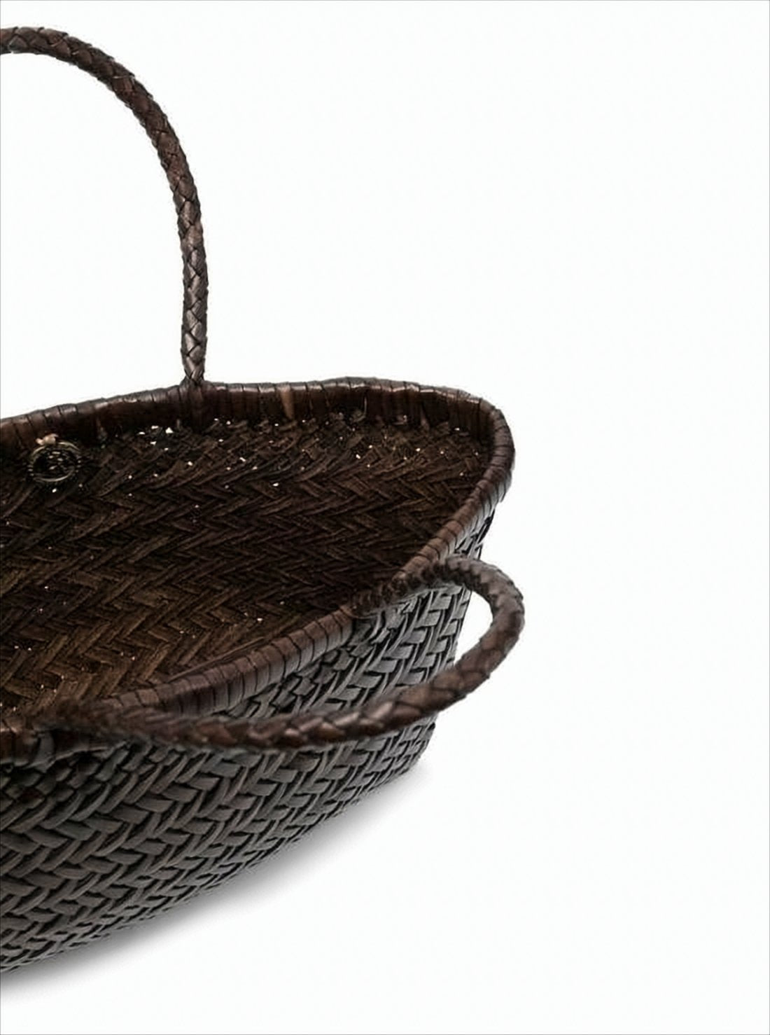 Woven Calf Leather Shoulder Bag