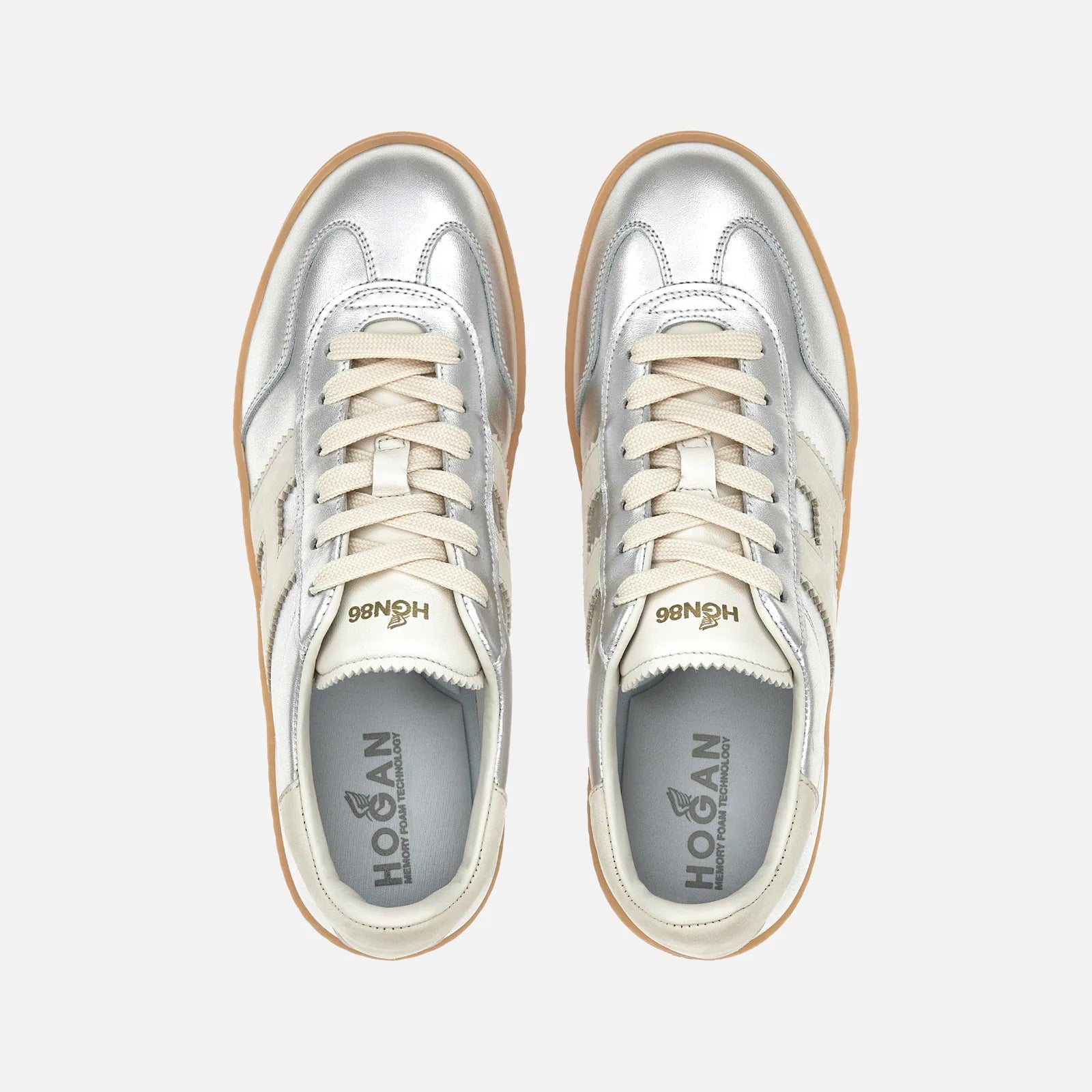 Cool Lace-Up Sneakers in Calfskin