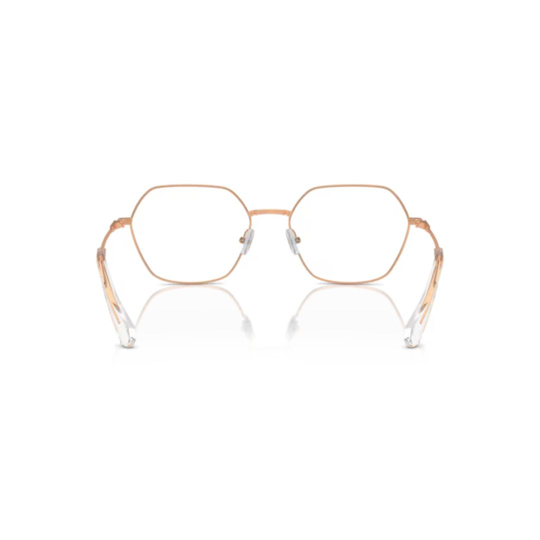 0sk1011 Delicate Rose Gold Hexagonal Sunglasses
