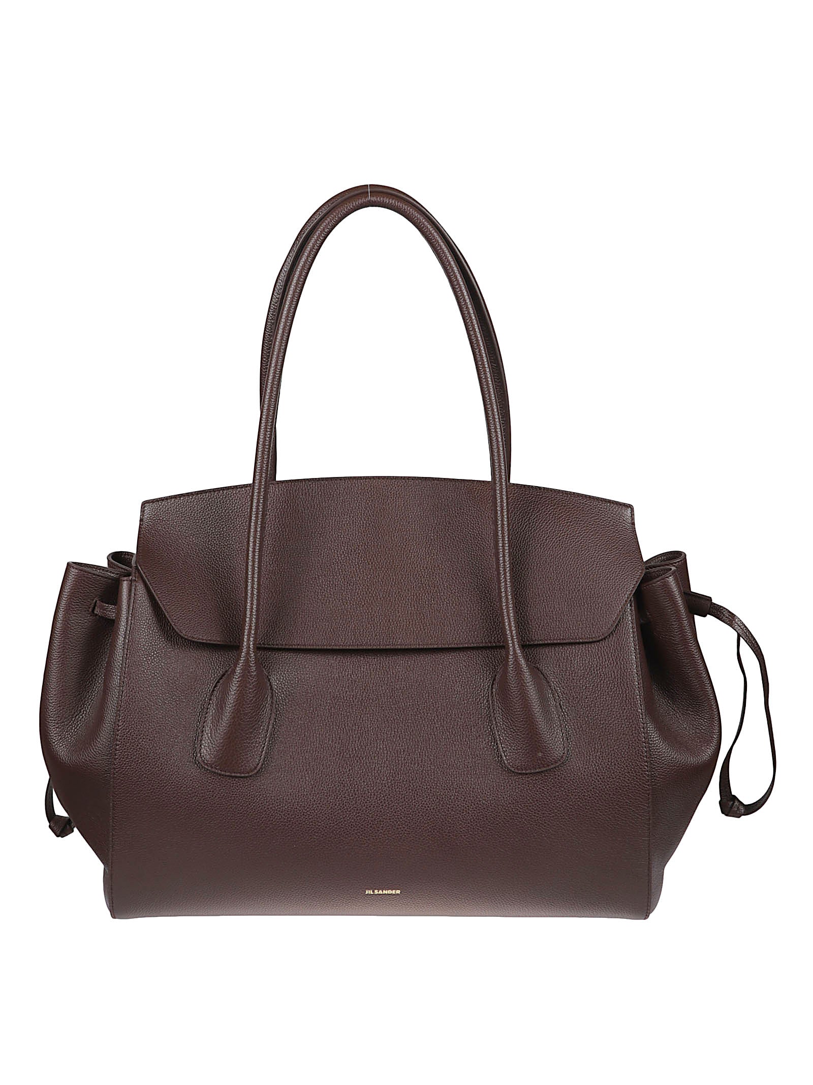 Spacious Structured Handbag with Flap Closure