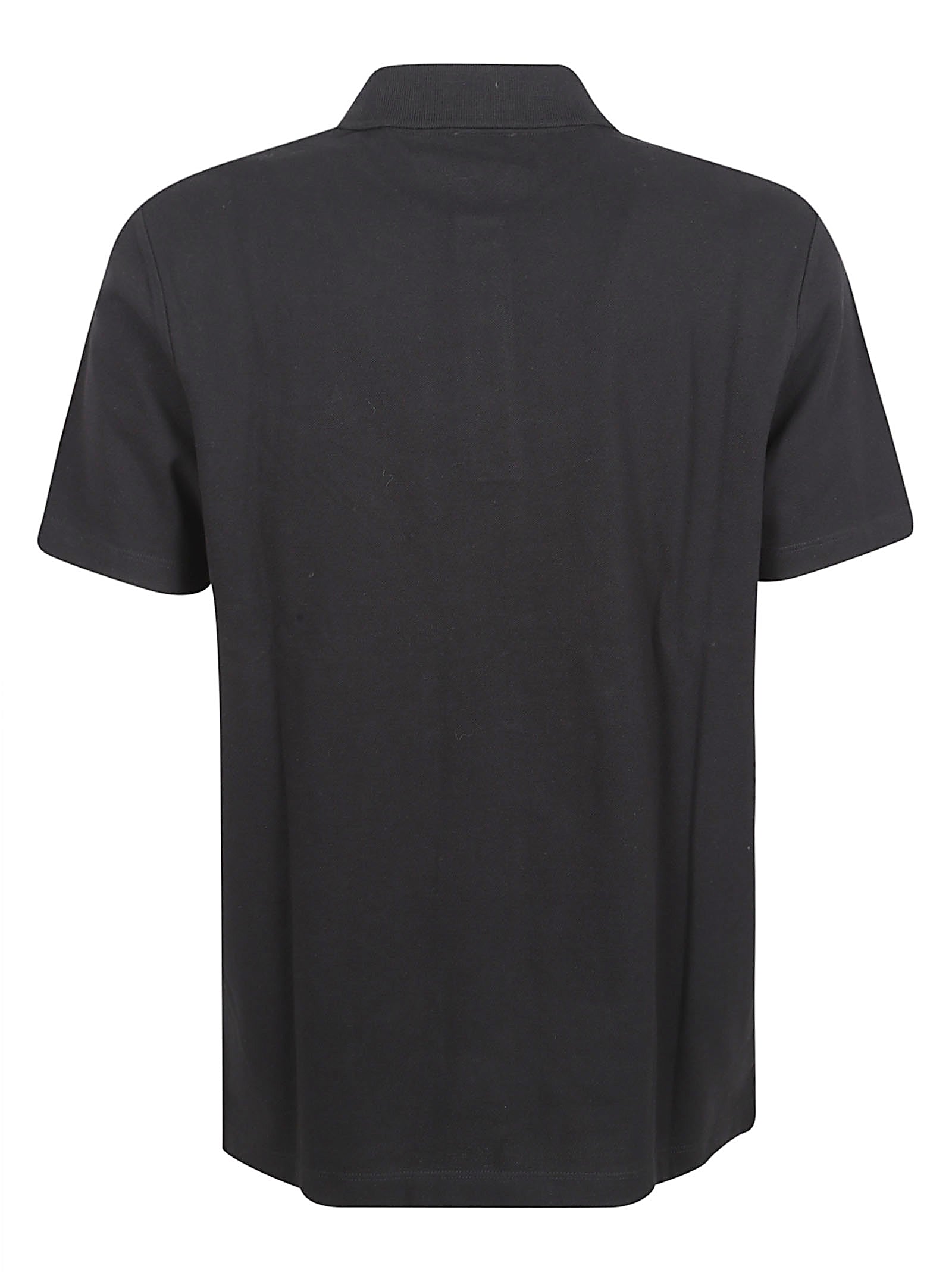 Polo Shirt With Button Closure And Design