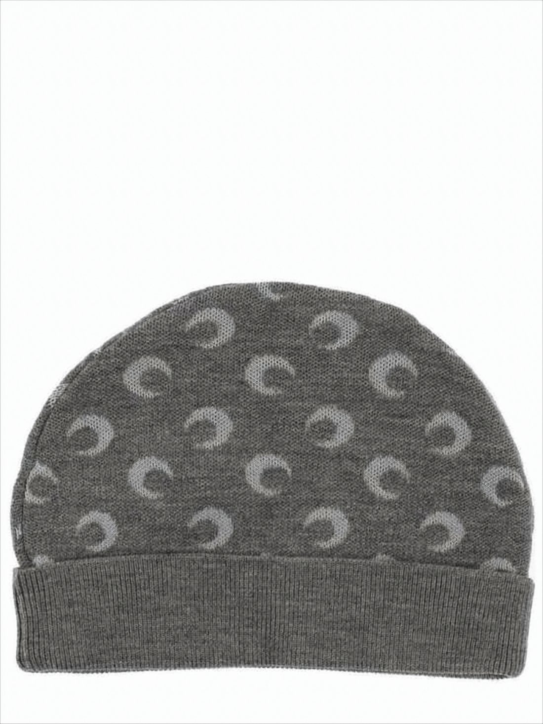 Moon Motif Knit Cap