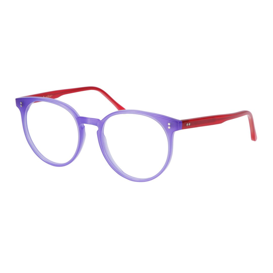 Jane-53 Translucent Purple Round Frame Kador Eyeglasses