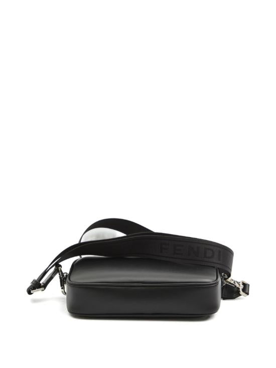 Rectangular Calf Leather Crossbody Bag