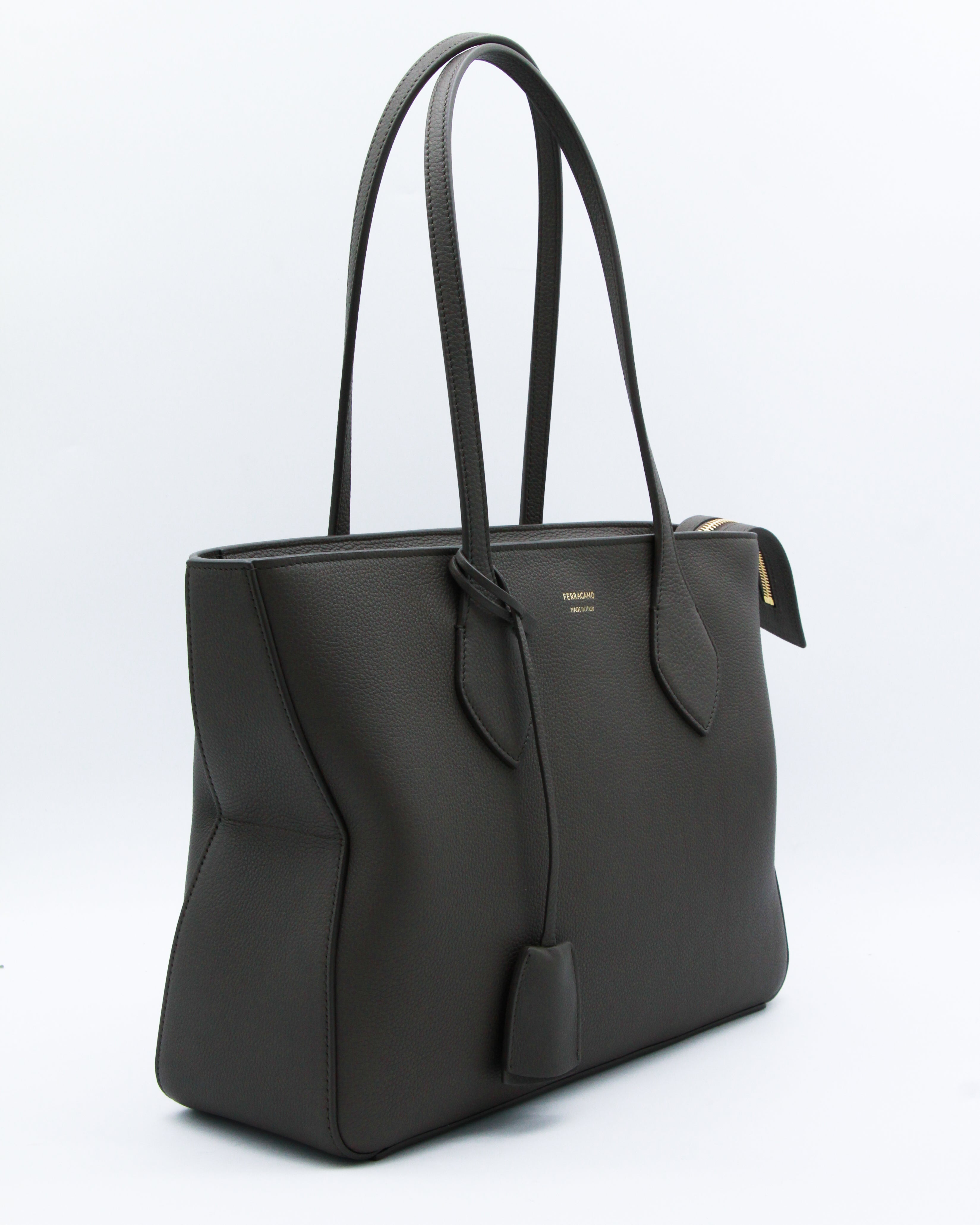 Black Leather Star Tote