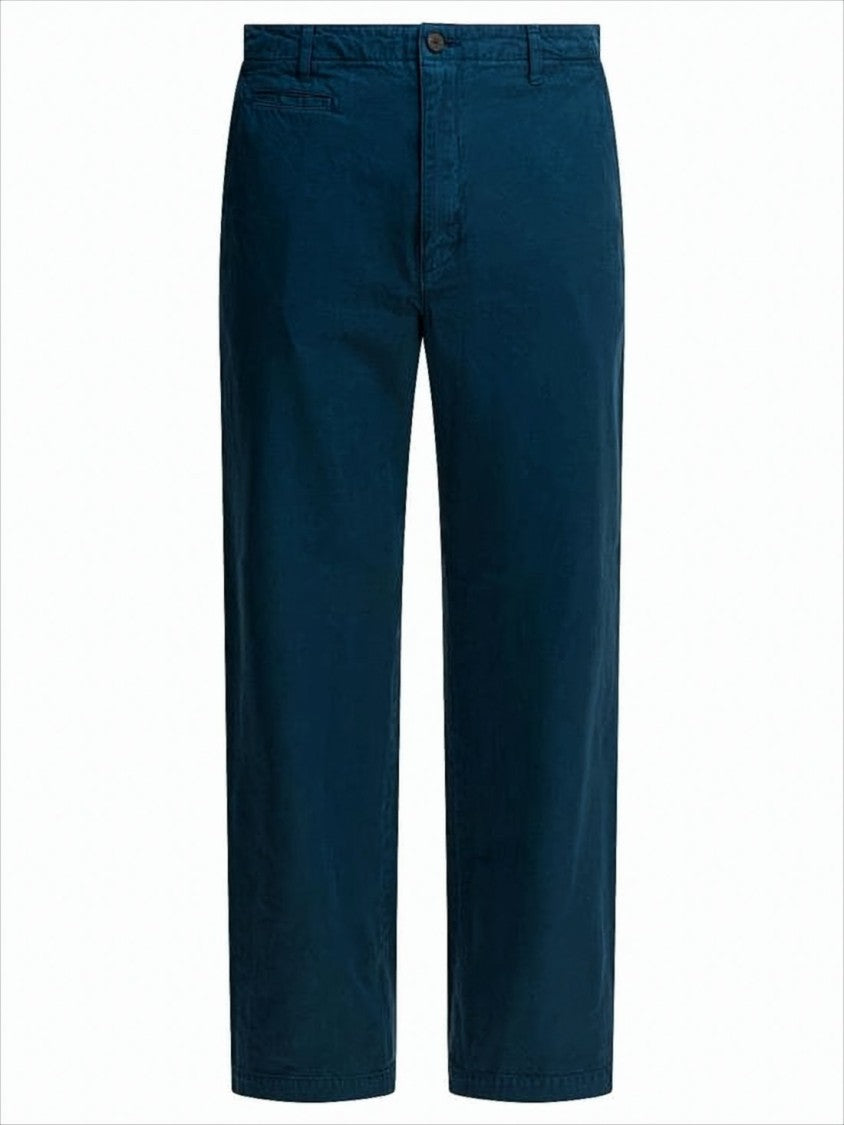 Mid-Rise Straight Pants with Design