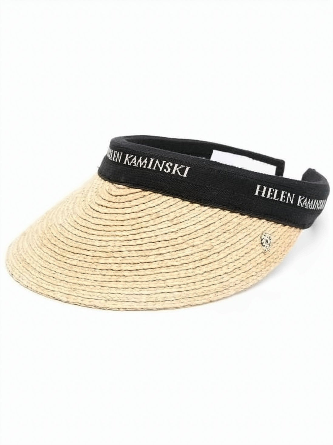 Neutral Woven Raffia Blanca 8 Visor
