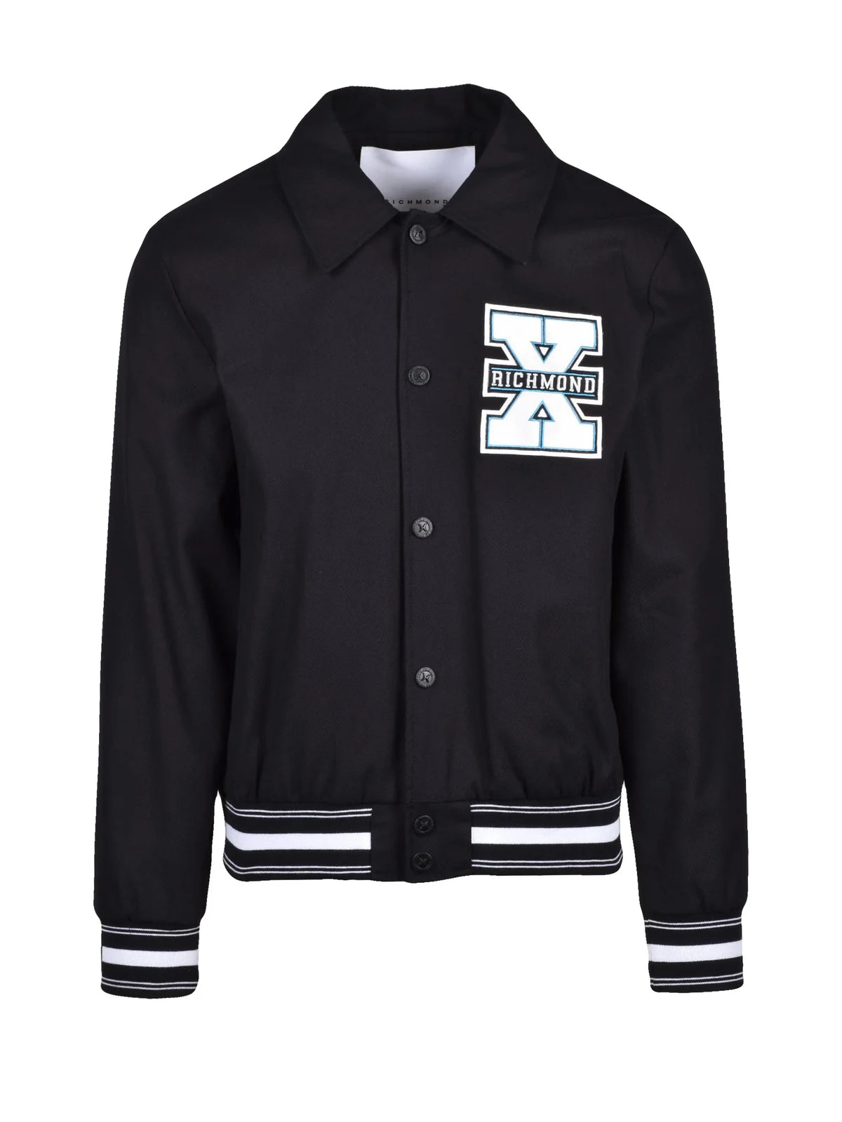 Black Cotton College Jacket