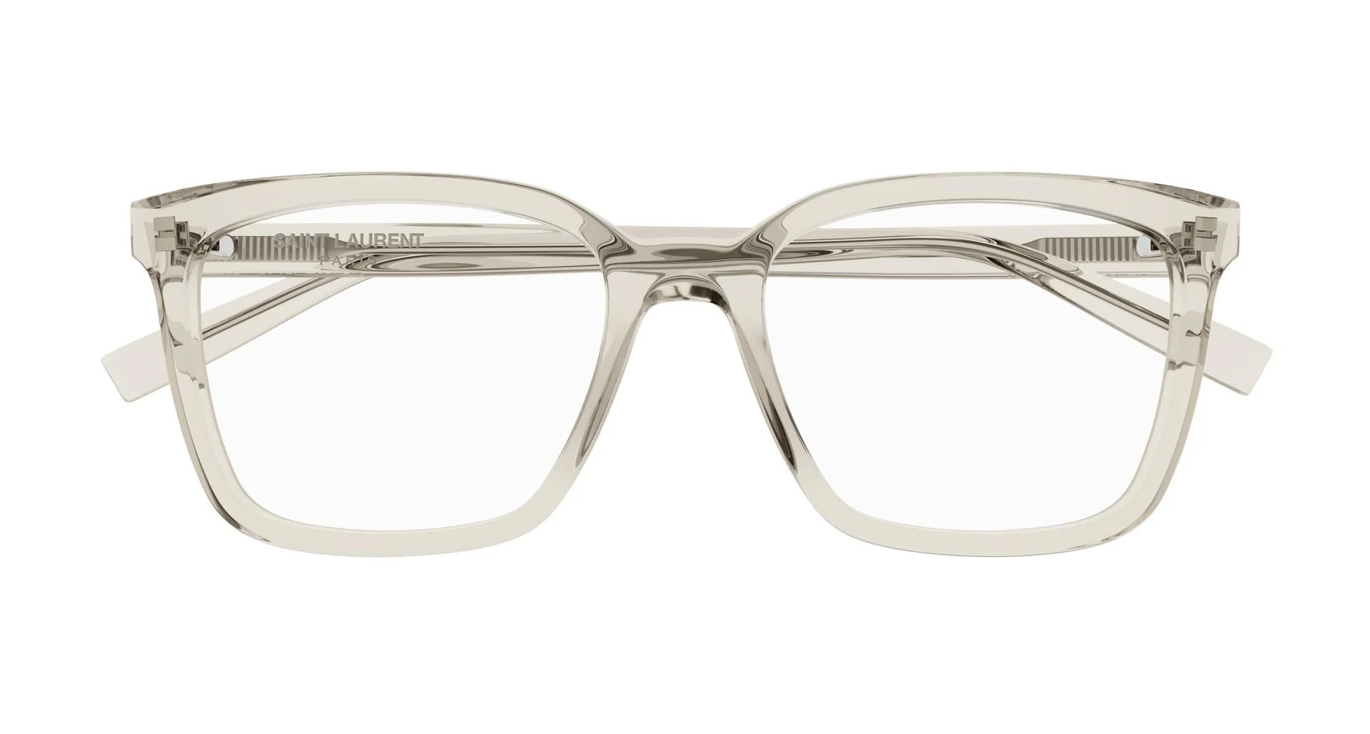 Eyeglasses Saint Laurent SL 672 004 beige beige transparent 55/18/145