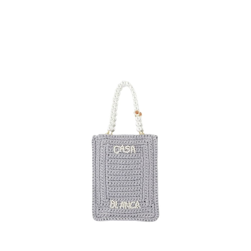 Pearl Mini Torba na Zakupy - Syntetyczna - Szara