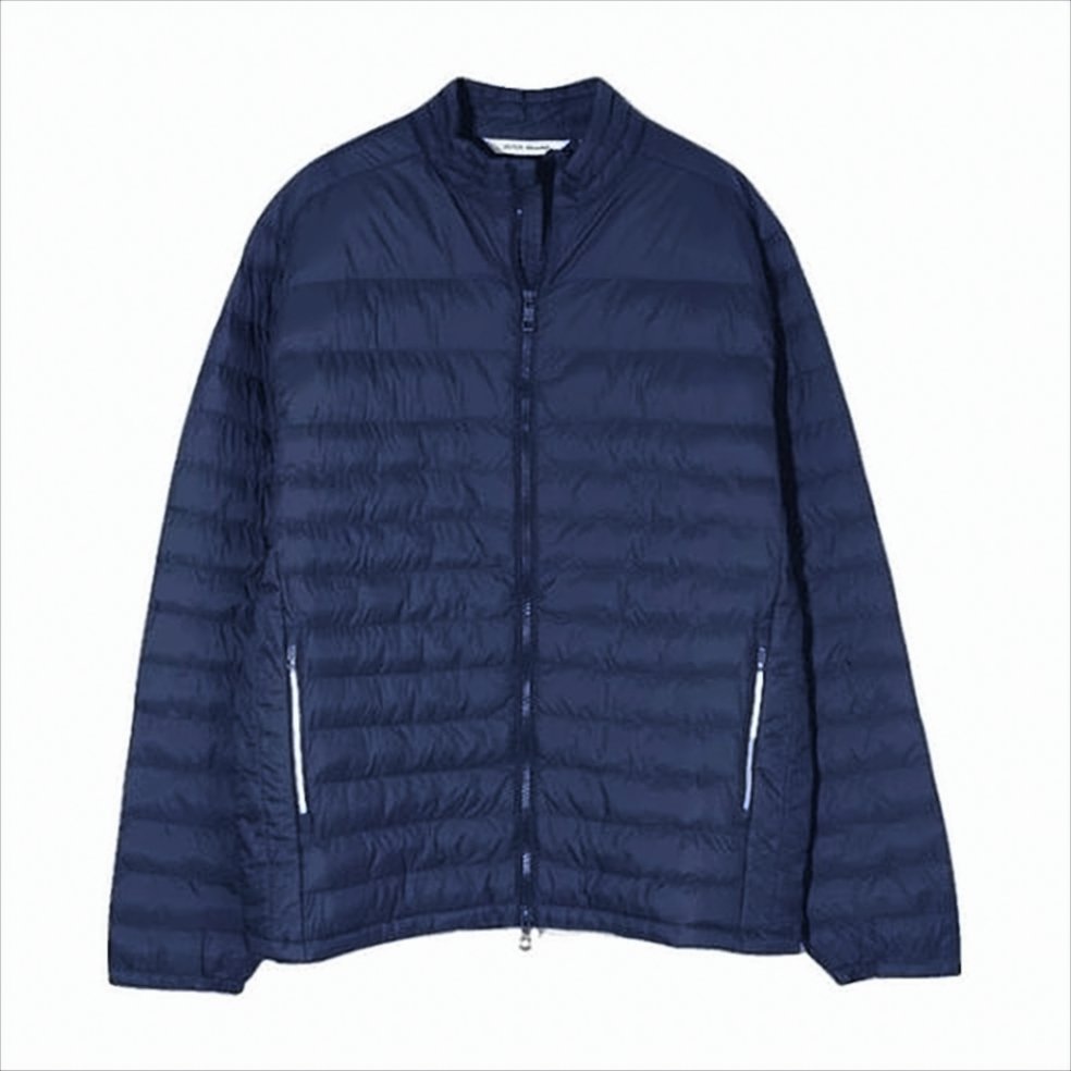 Lightweight Navy Padded Jacket with Streamlined Silhouette