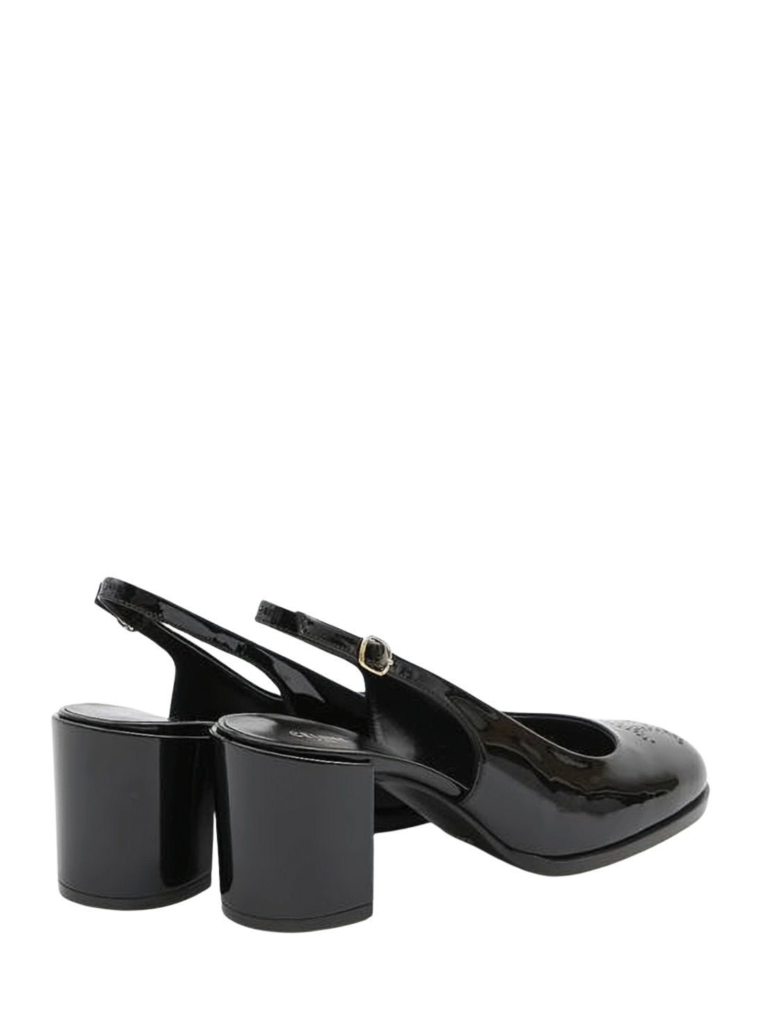 Slingback Mules with Rounded Toe
