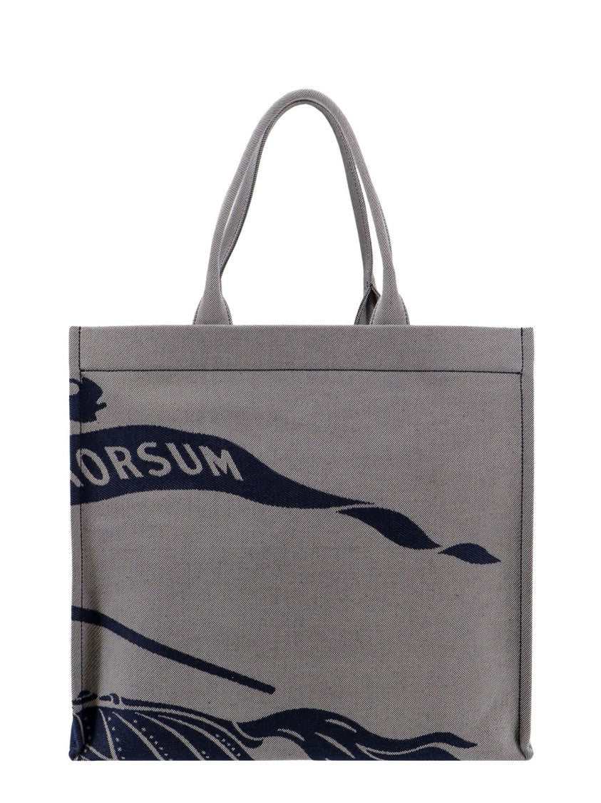 Structured Grey Tote Bag
