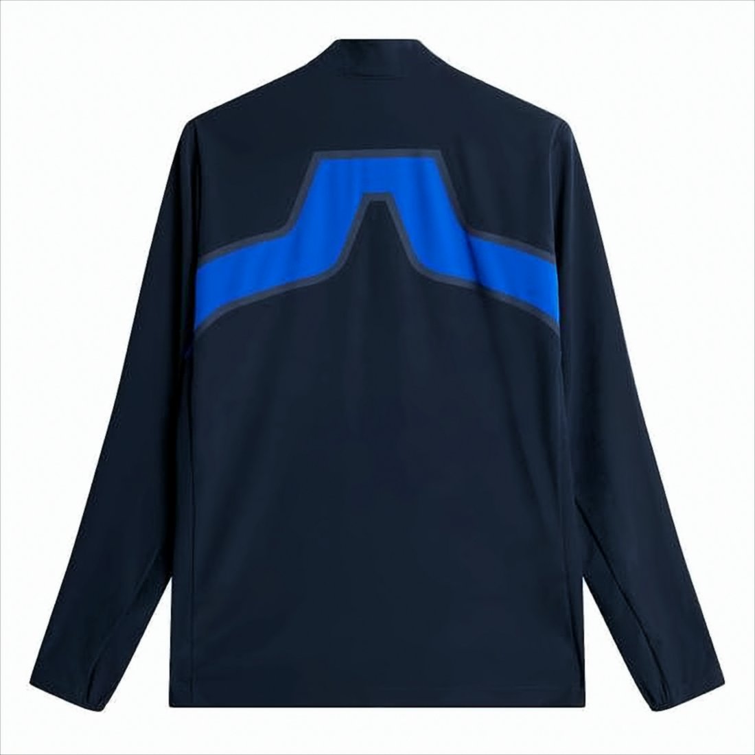 Fitted Polyester Jacket with Stand Collar