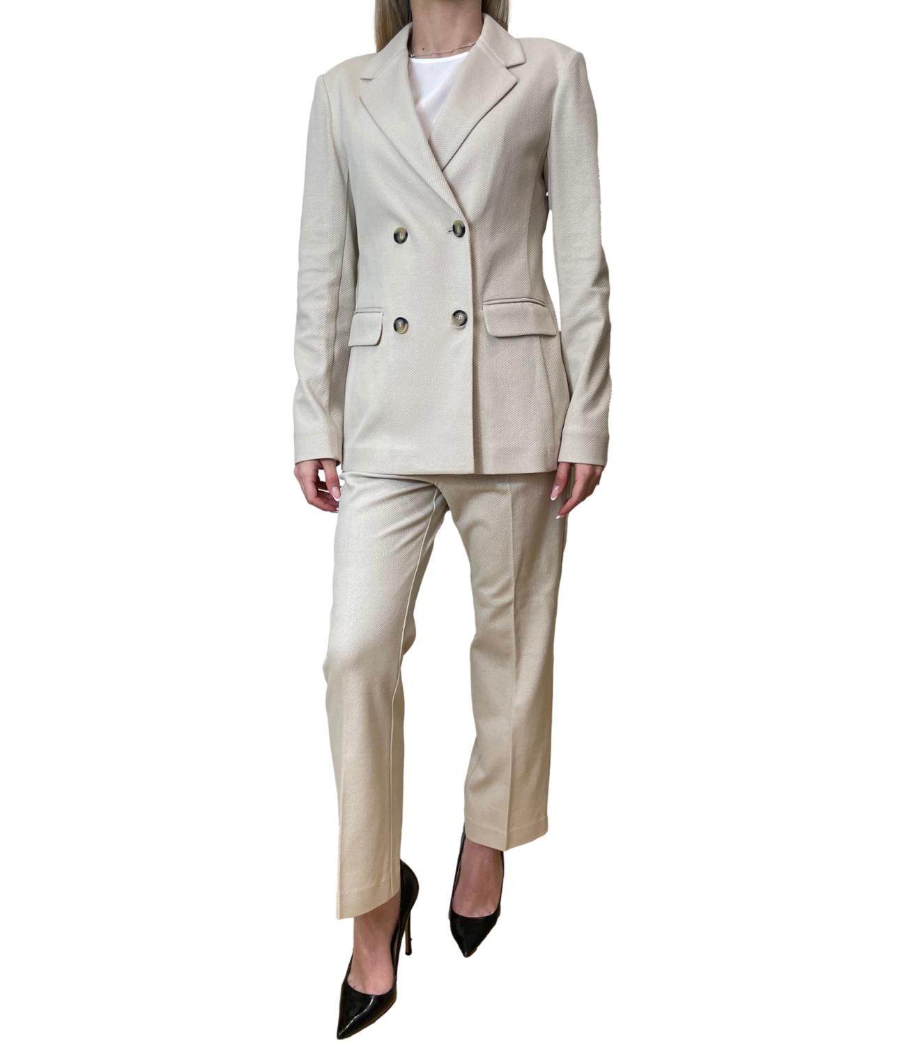 Ivory White Mmlrotondo Polyamide Jacket