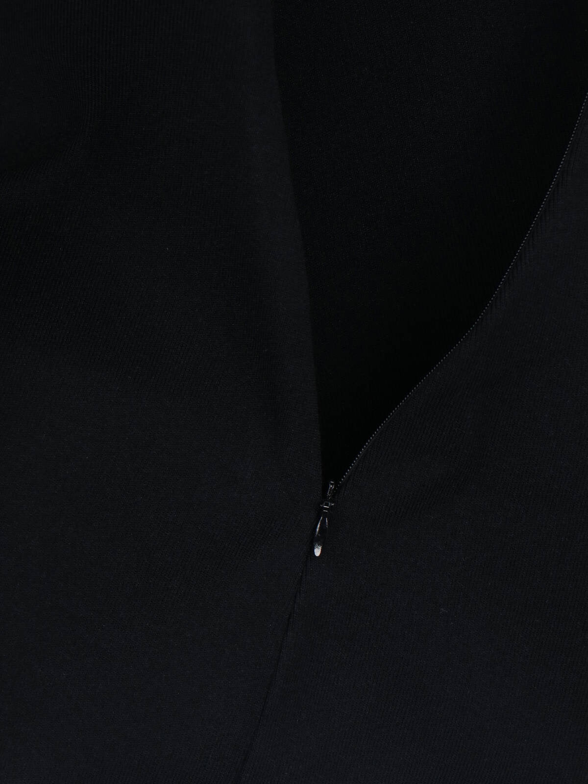 Black Cutaway Viscose Blend Mini Dress