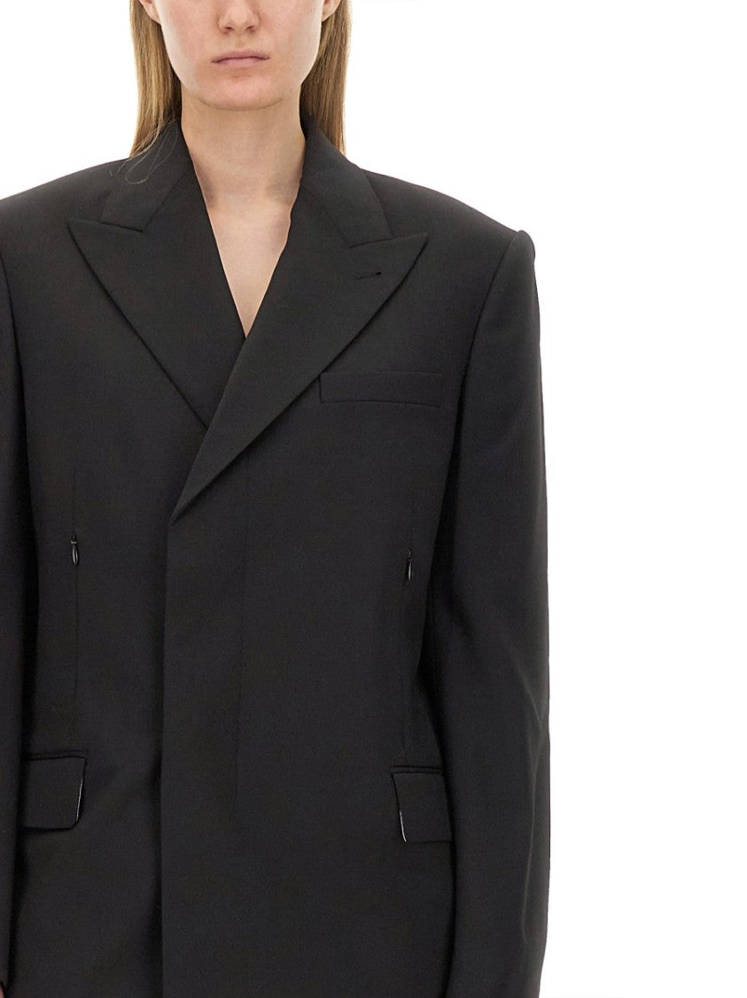 Oversize Fit Double-Breasted Jacket