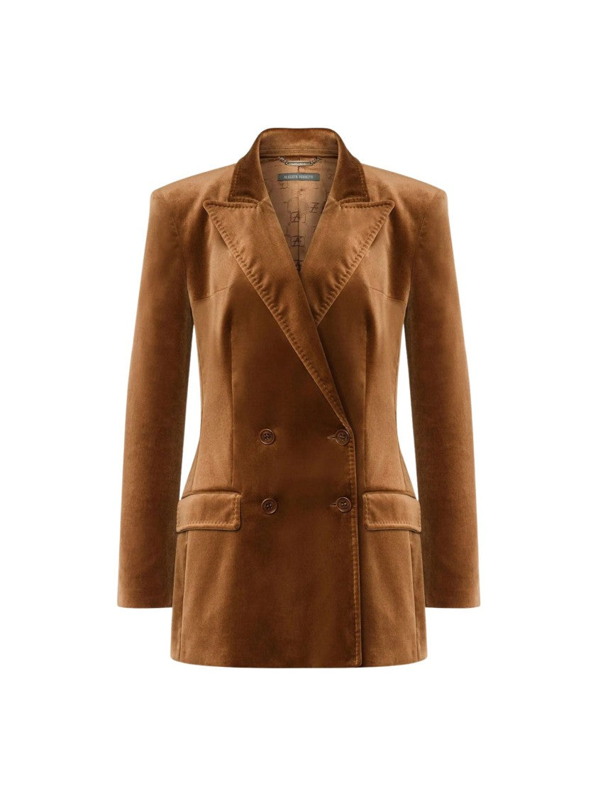 Brown Double-Breasted Jacket