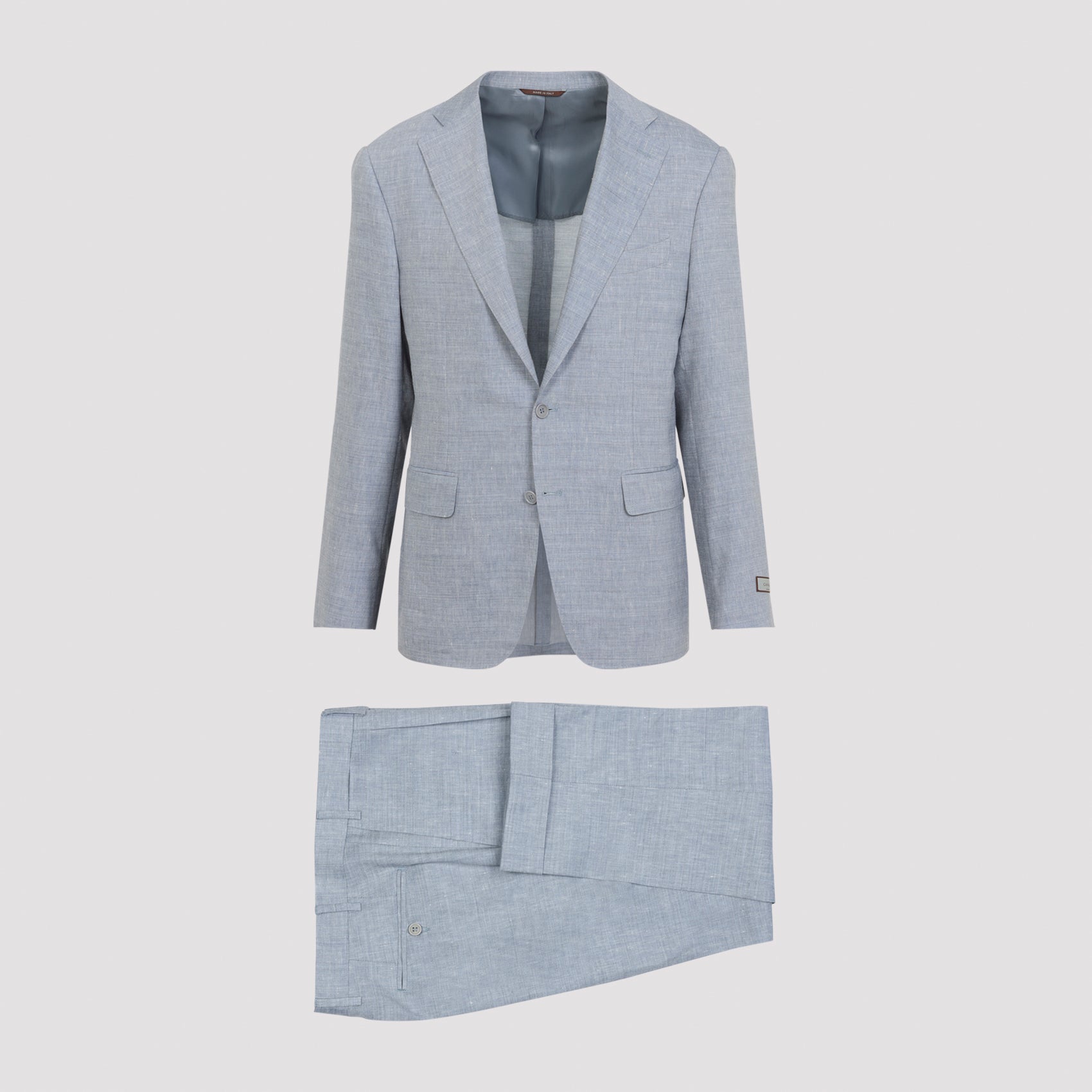 Linen Wool Blend Tailored Suit