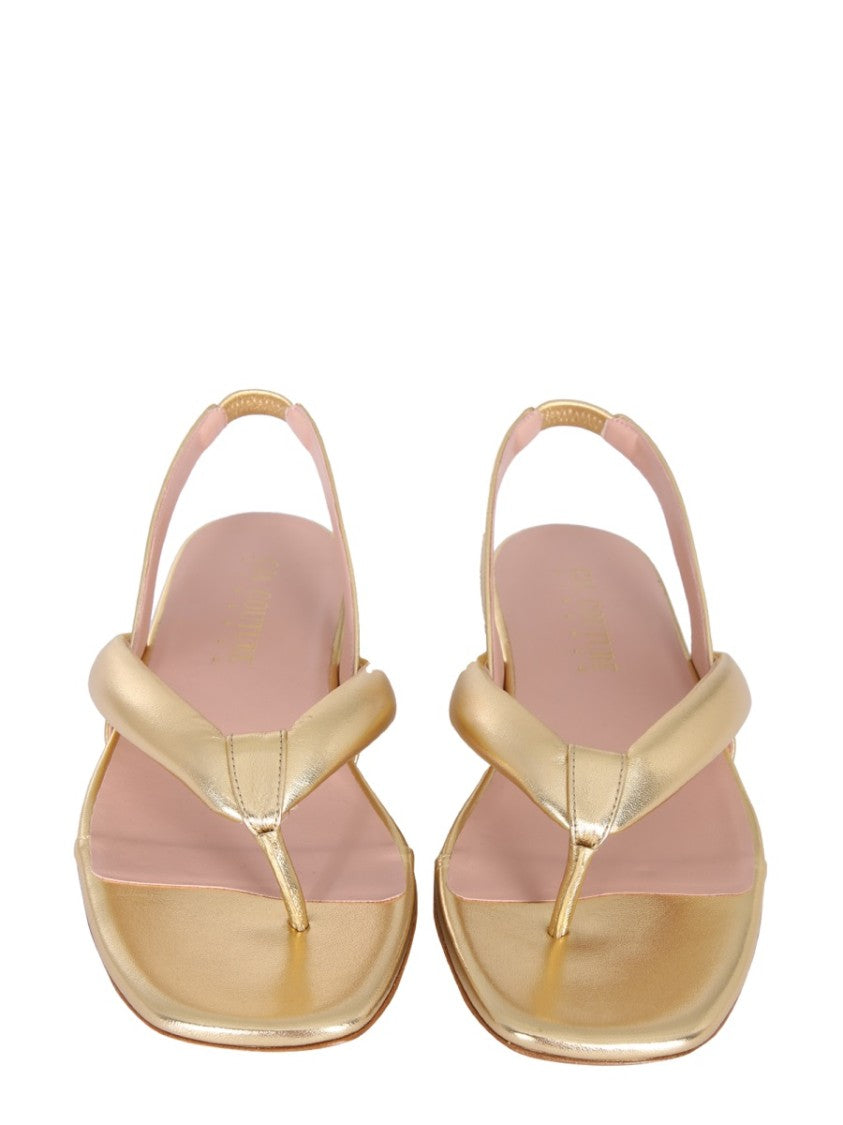 Leather Slingback Sandals