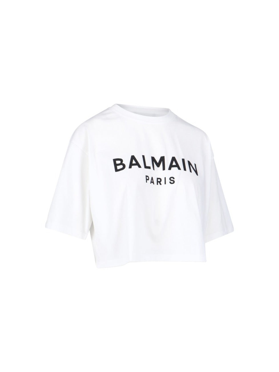 Crop Logo T-Shirt – White