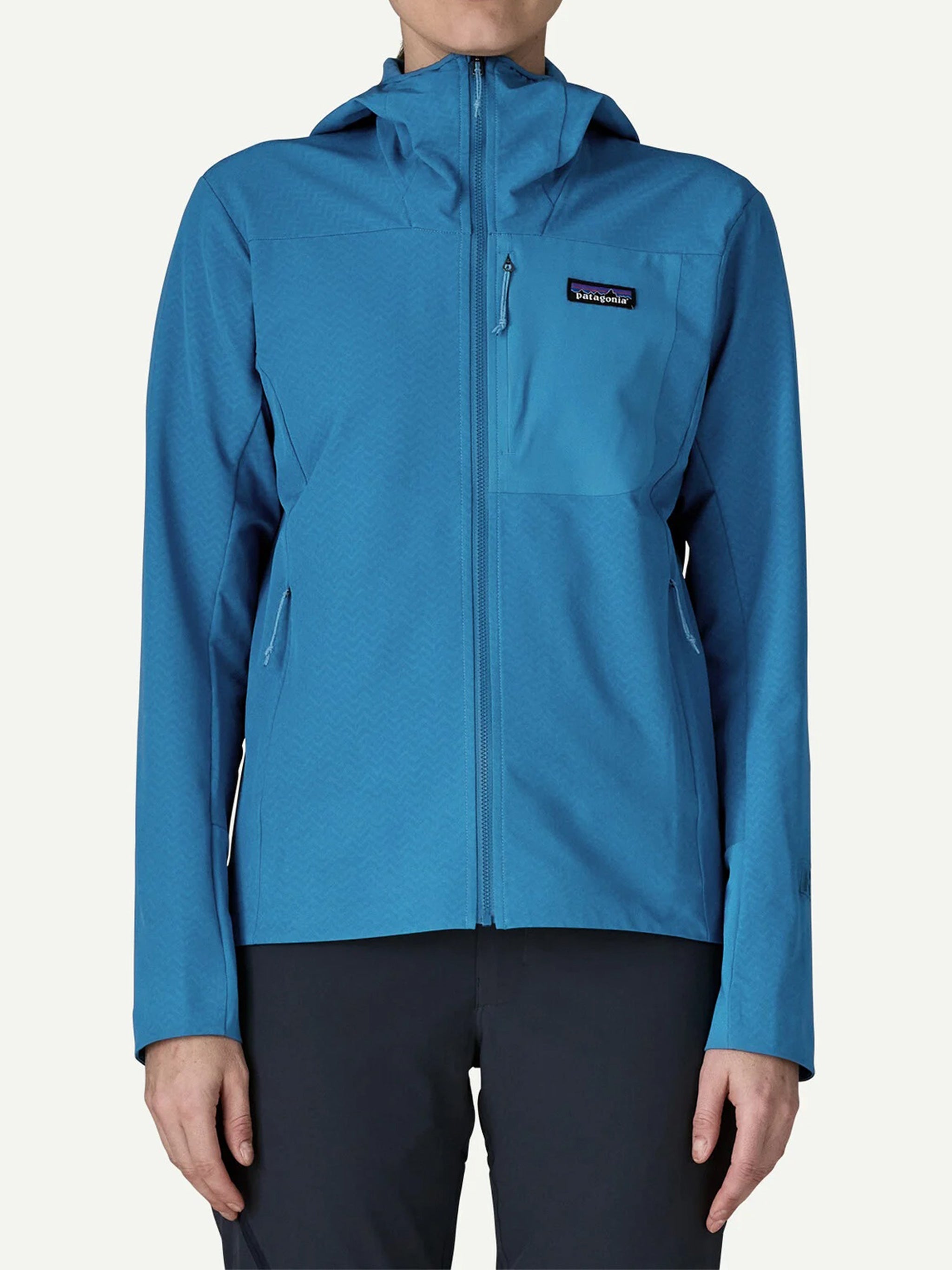 Blue R1 Crossstrata Hoody Active Hoodie