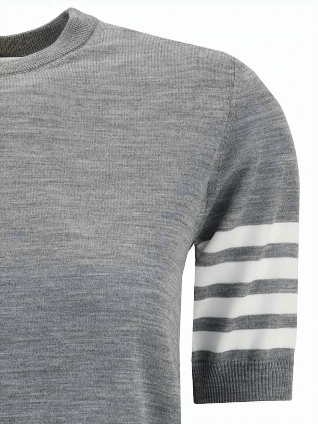Fine Merino Wool Short-Sleeve Top