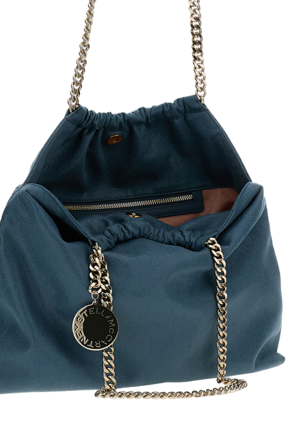 Medium Falabella Drawstring Suede Bag